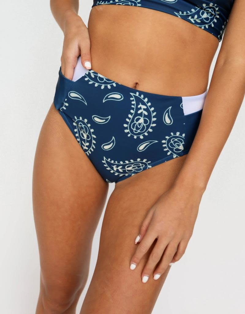 nani Swimwear Paisley Yoga Pocket Bottom