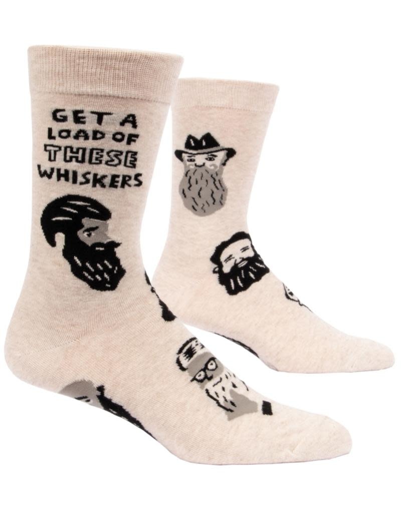 Blue Q Whiskers Men's Crew Socks