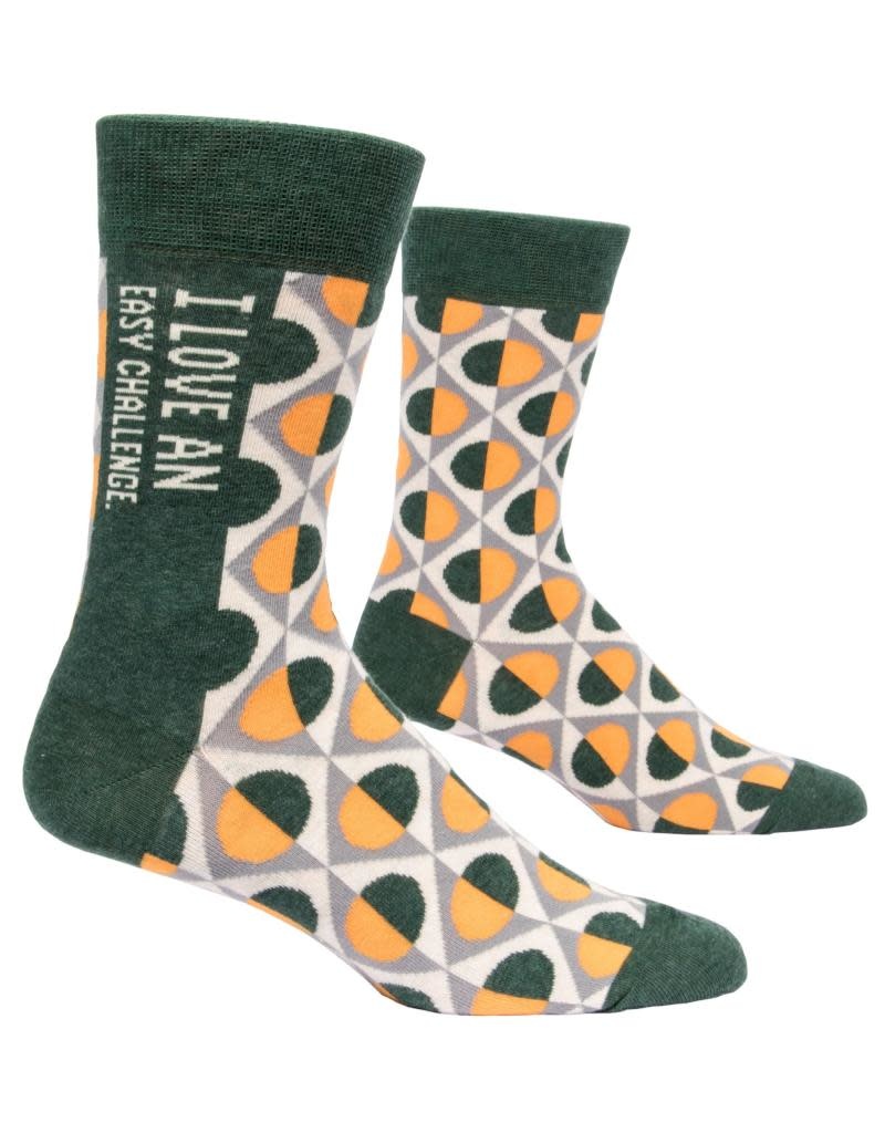 Blue Q I Love An Easy Challenge Women's Crew Socks