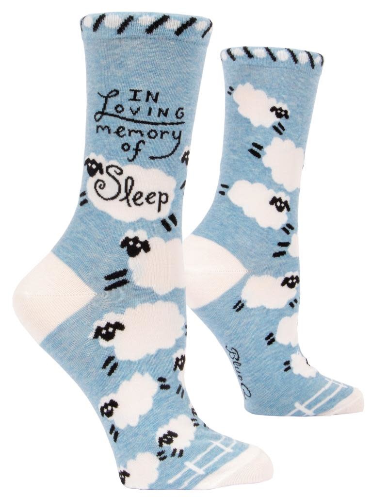 Blue Q Loving Memory of Sleep Women's Crew Socks