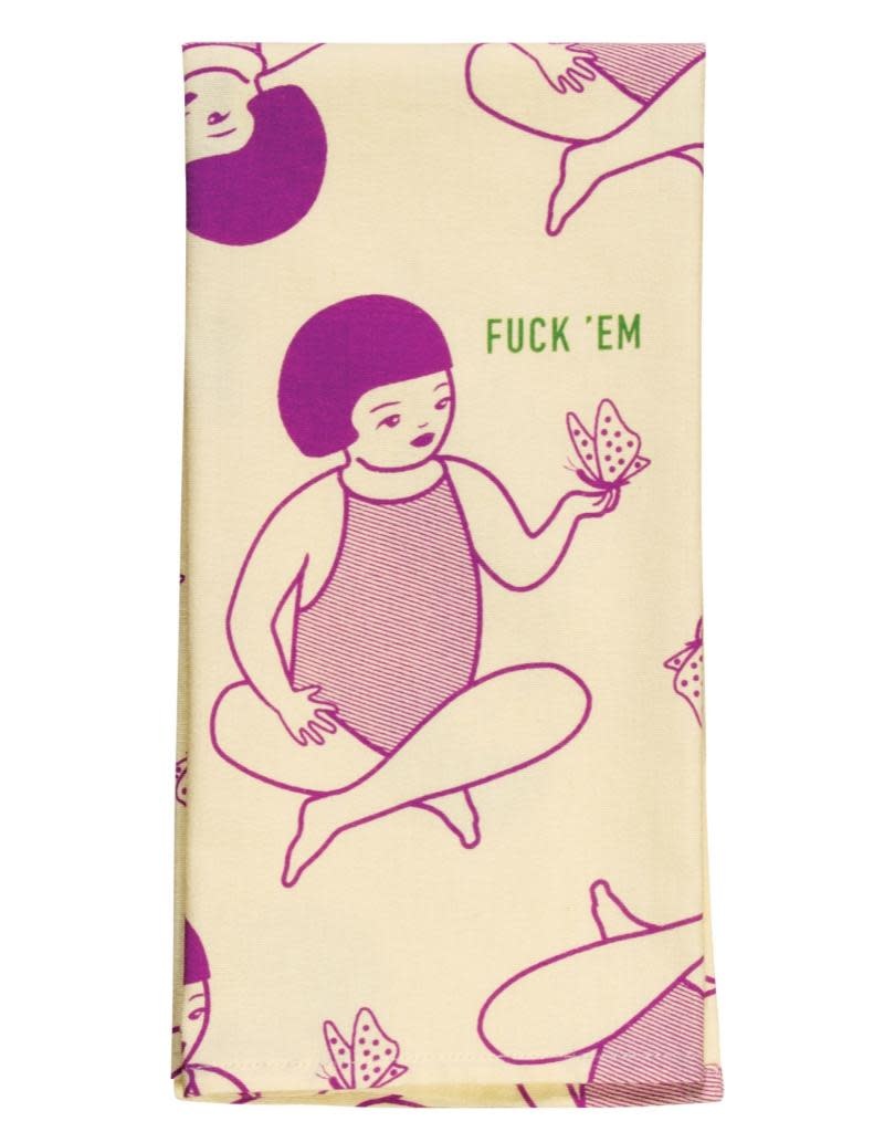 Blue Q Fuck Em Dishtowel