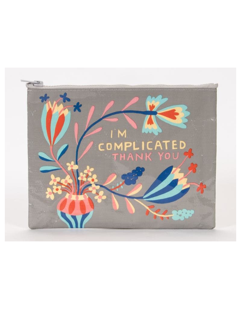 Blue Q I'm Complicated Zipper Pouch