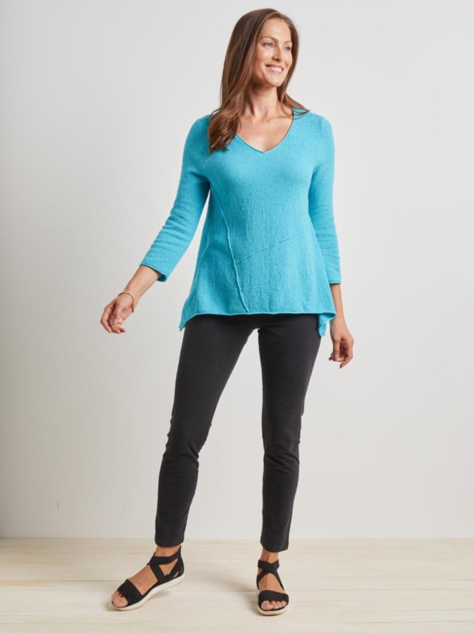 Habitat Pieced Hi-Low Pullover