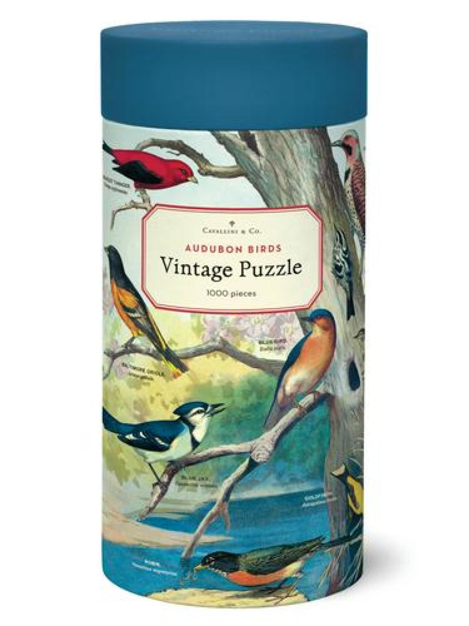 Cavallini Vintage 1000 Piece Puzzle Audubon Birds