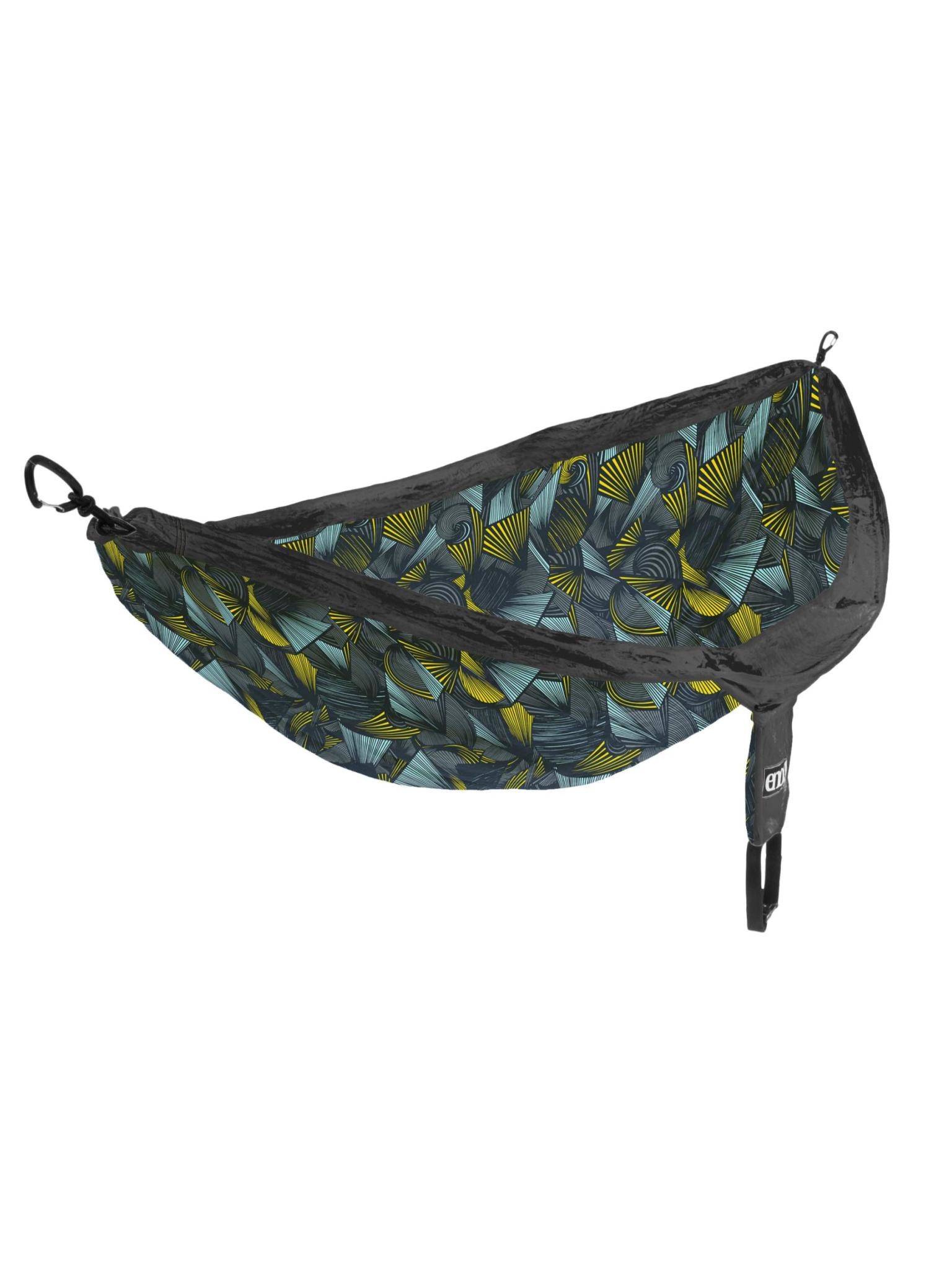 ENO DoubleNest Print Hammock Tribal Charcoal