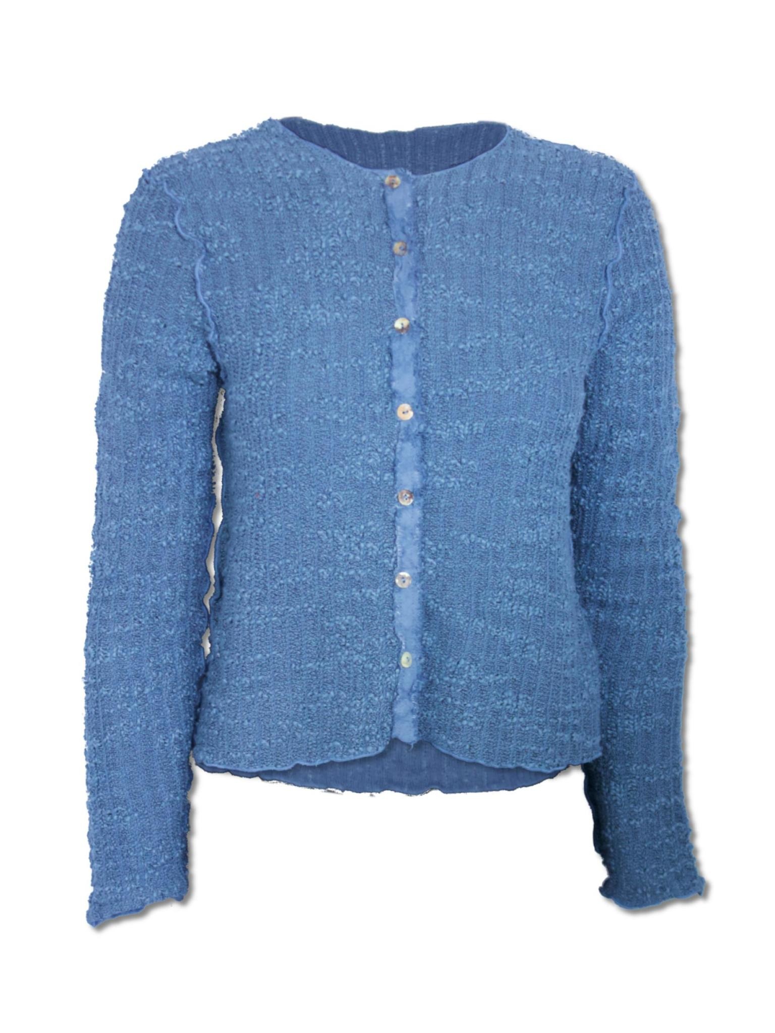 Cut Loose Crop Cardigan-Texture Sweater