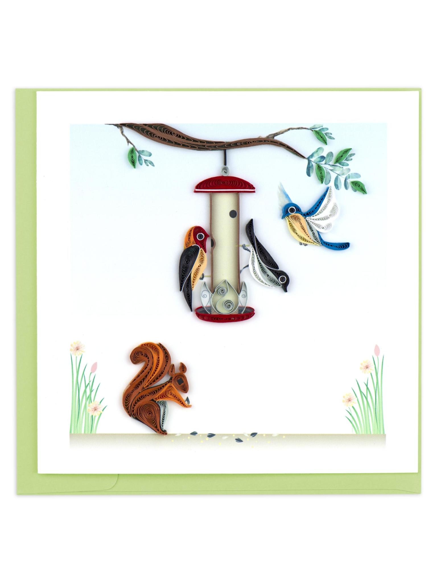 Quilling Card Bird Feeder