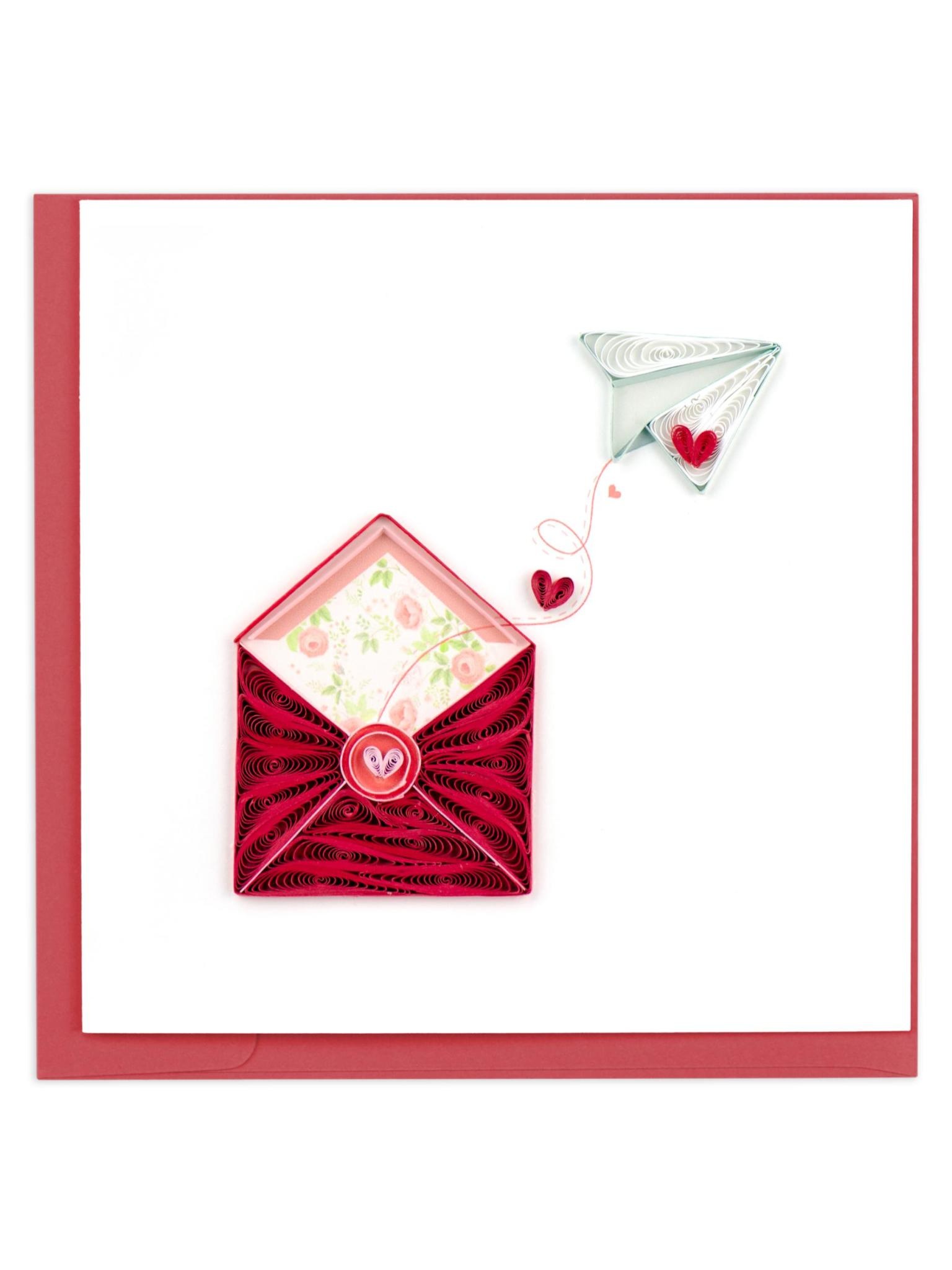 Quilling Card Love Letter