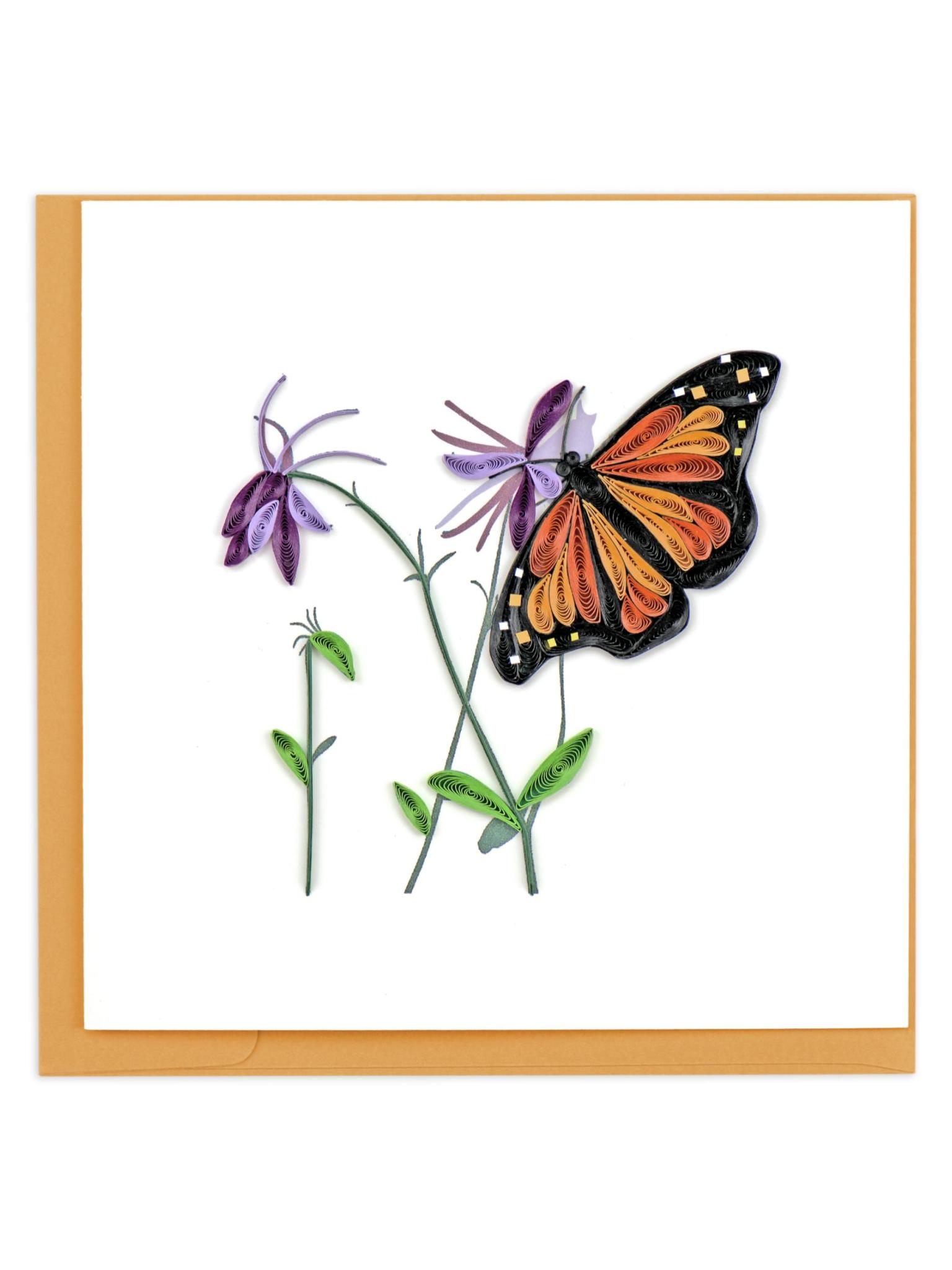 Quilling Card Monarch Butterfly