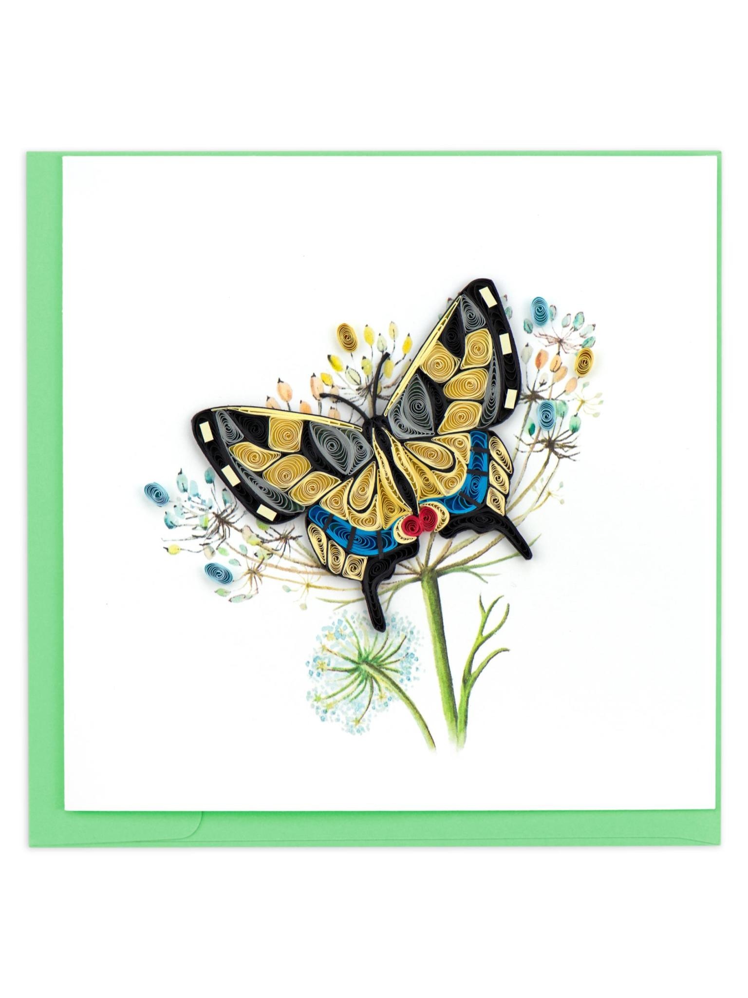 Quilling Card Swallowtail Butterfly