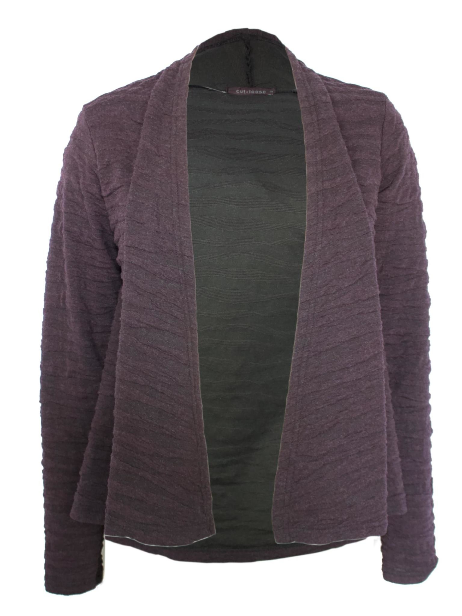 Cut Loose Textured Draped Cardigan