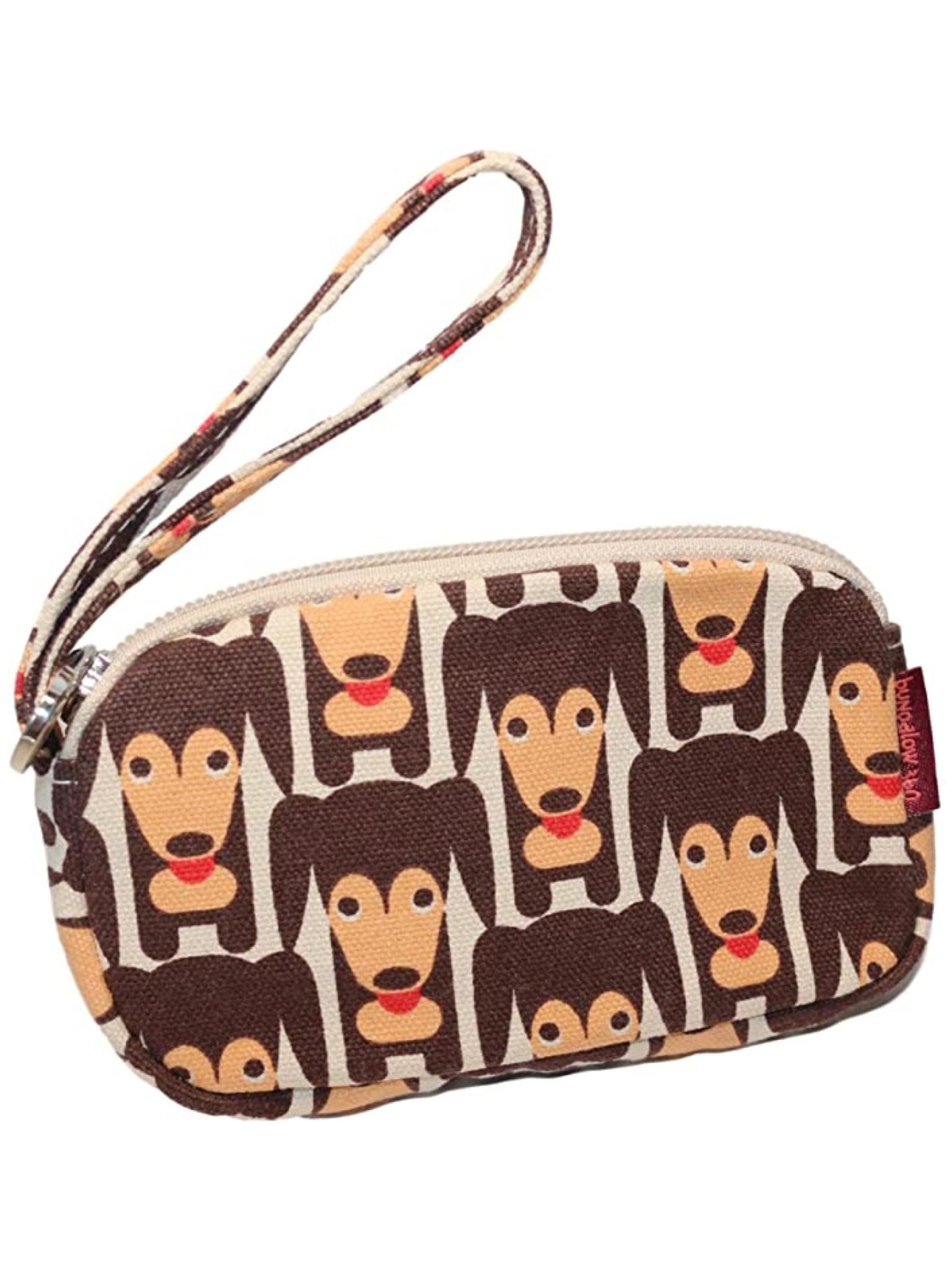 Bungalow 360 Clutch Coin Purse Happy Dog