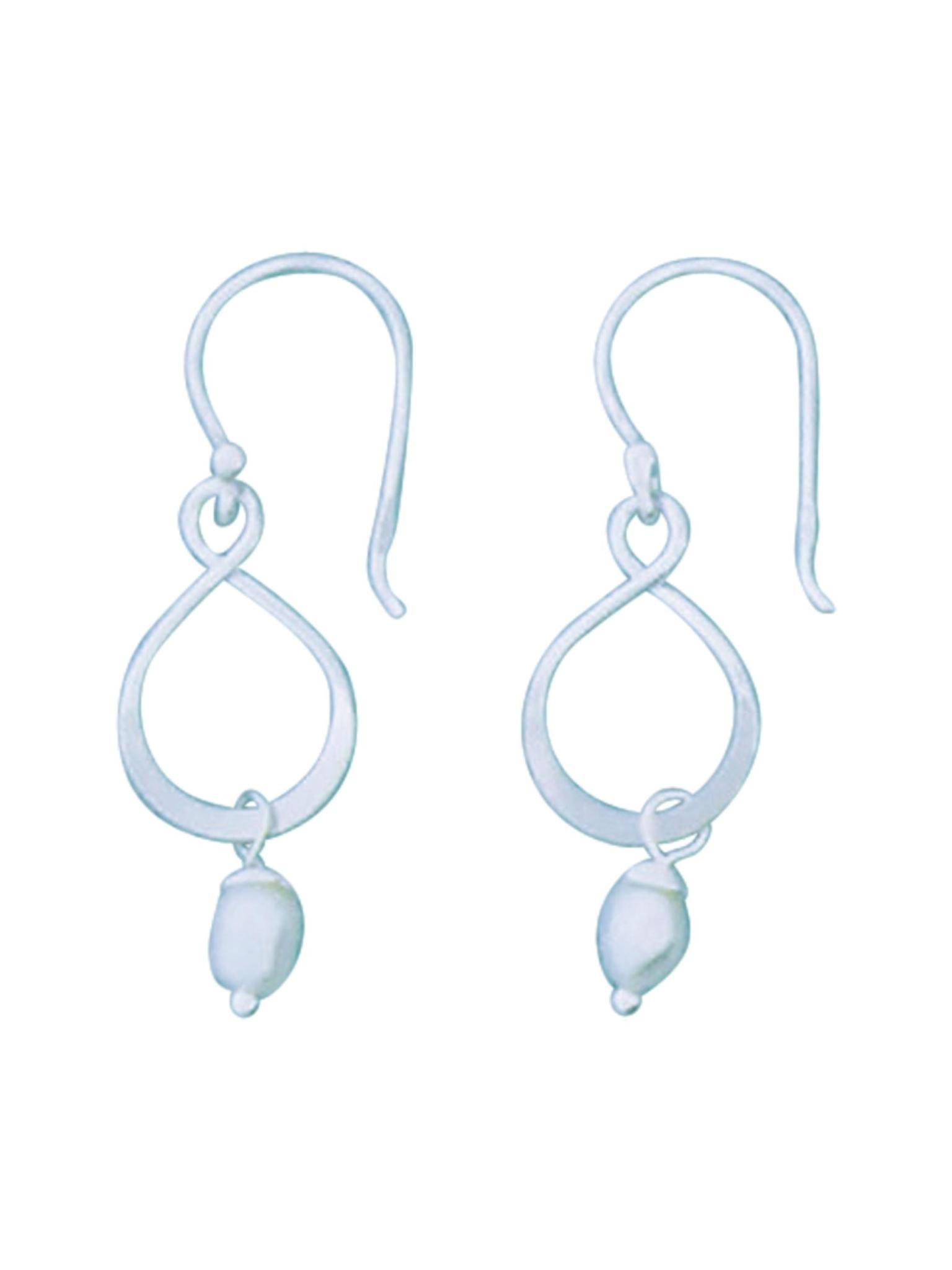 Acomo Jewelry Freshwater Pearl Infinity Earring