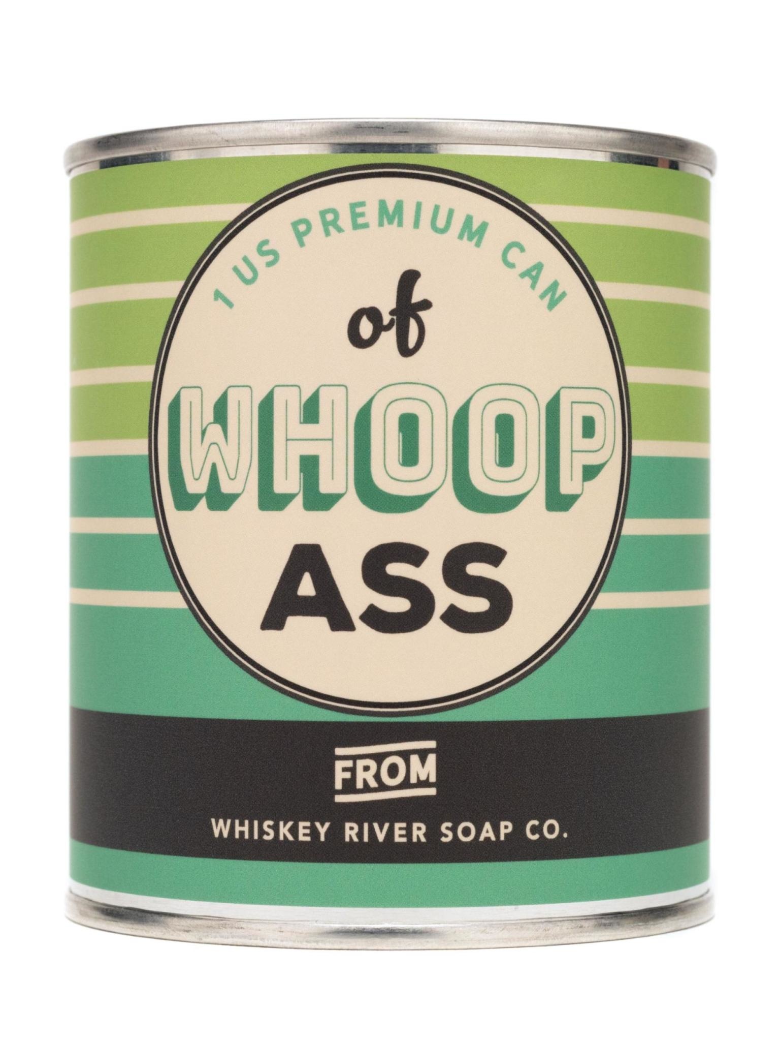 Whiskey River Soap Co. Whoop Ass Vintage Paint Can Candle