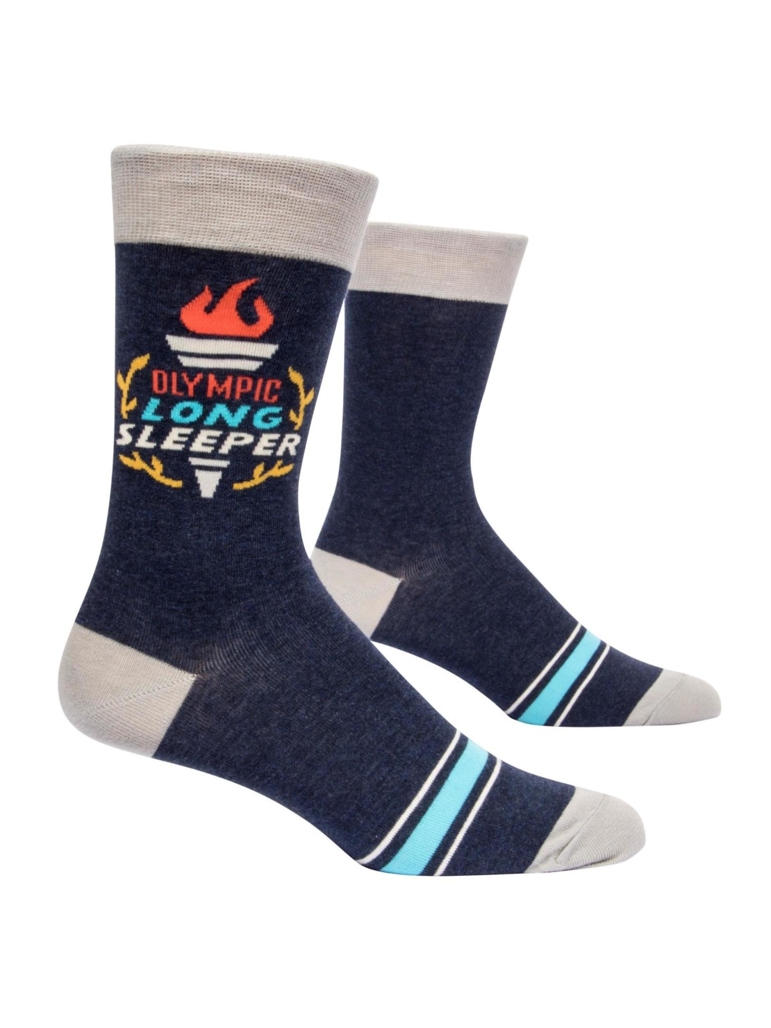 Blue Q Olympic Long Sleeper Men's Crew Socks