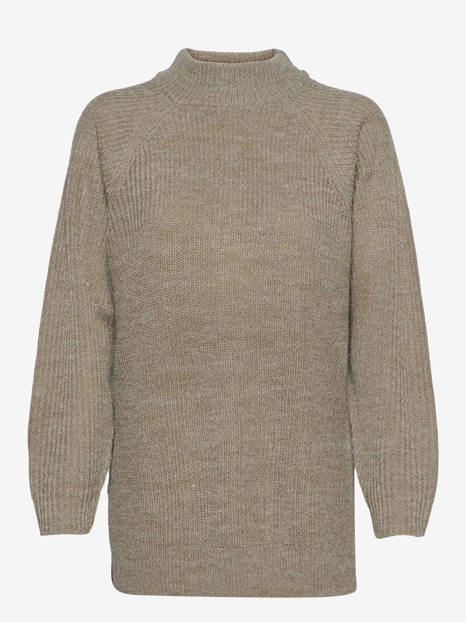 ICHI Marat Knit T Neck Pullover
