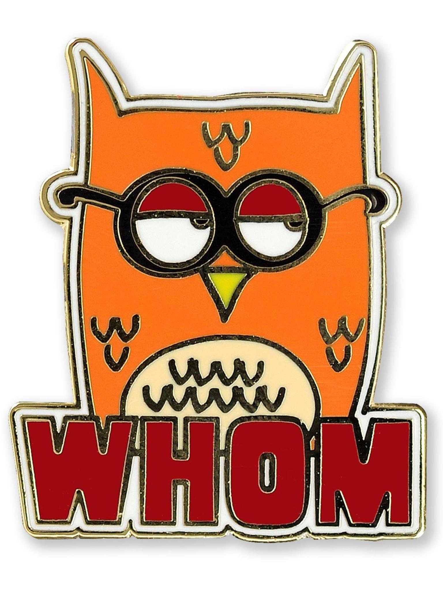 Peter Pauper Whom Owl Enamel Pin