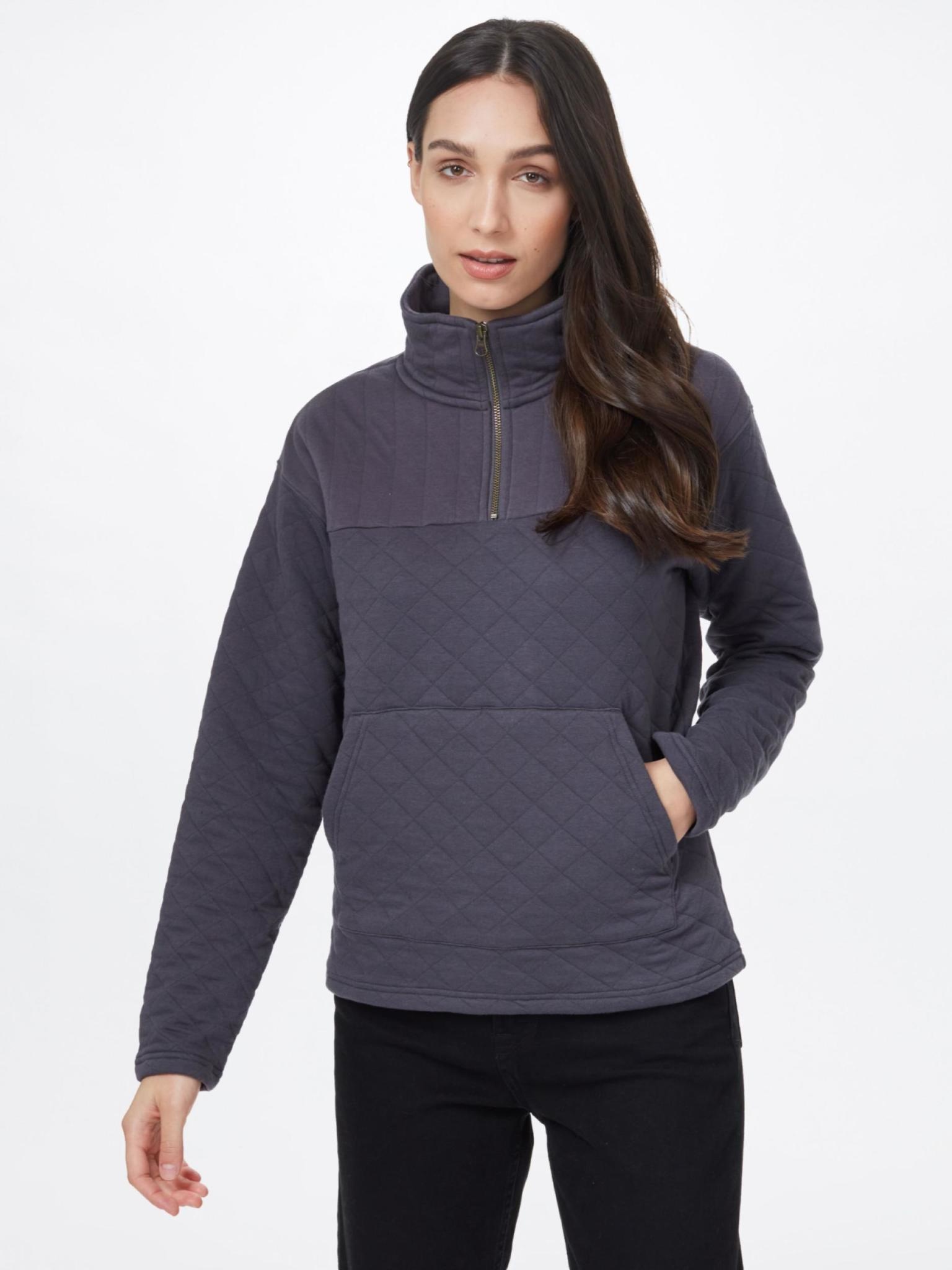 Tentree Women's 1/4 Zip Quilted Fleece