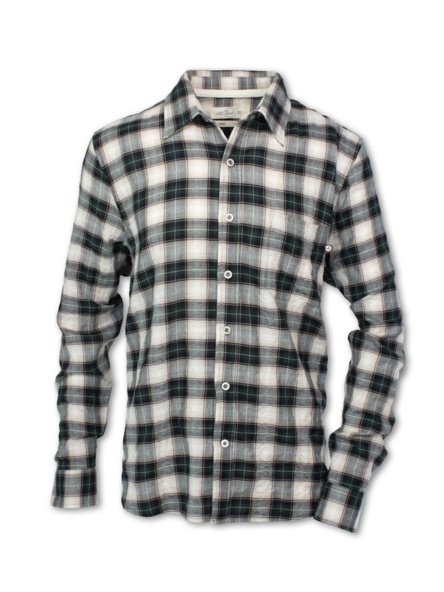 Purnell Men's Vintage Plaid Button-Up Shirt