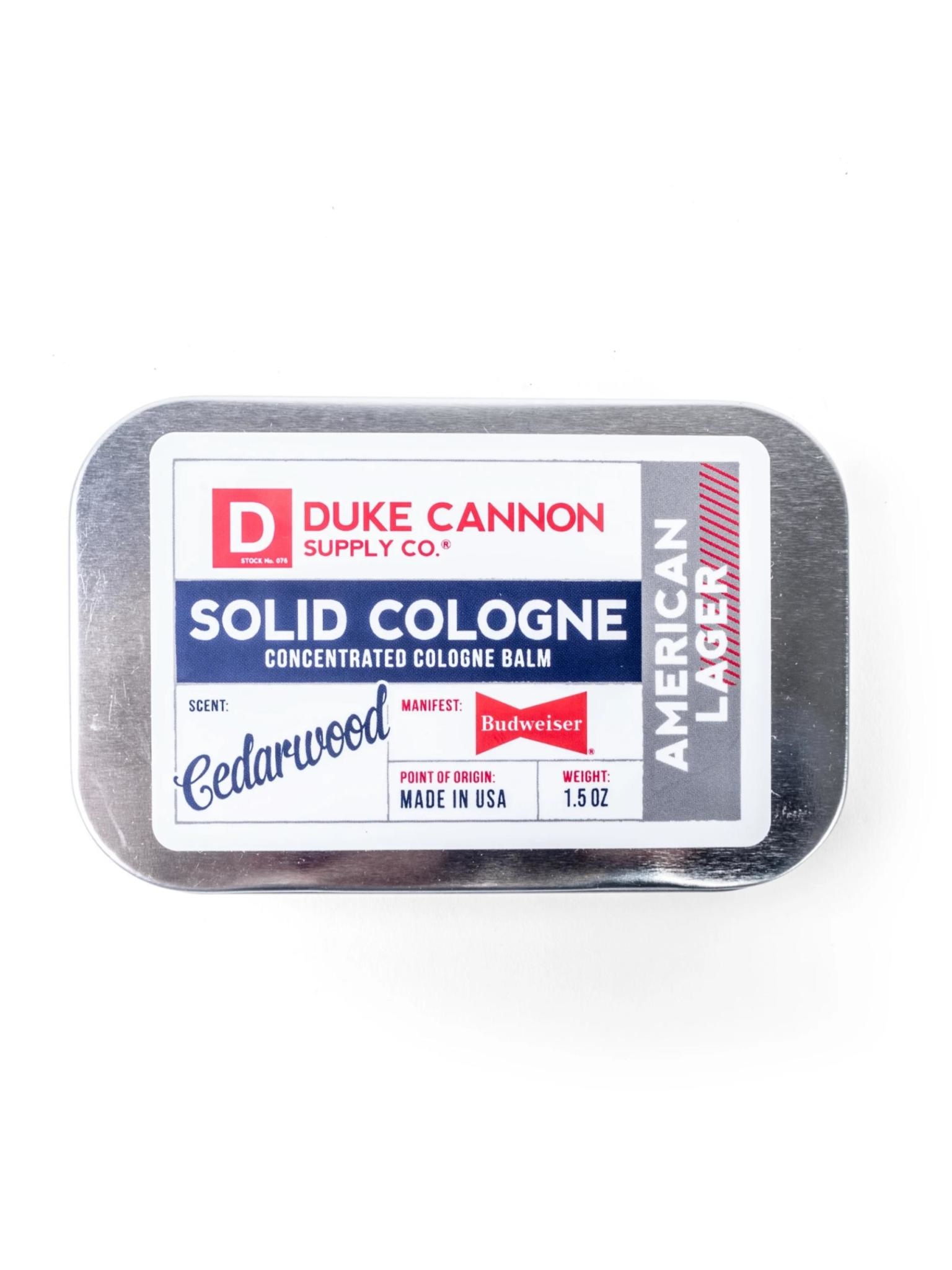 Duke Cannon Supply Co Solid Cologne American Lager