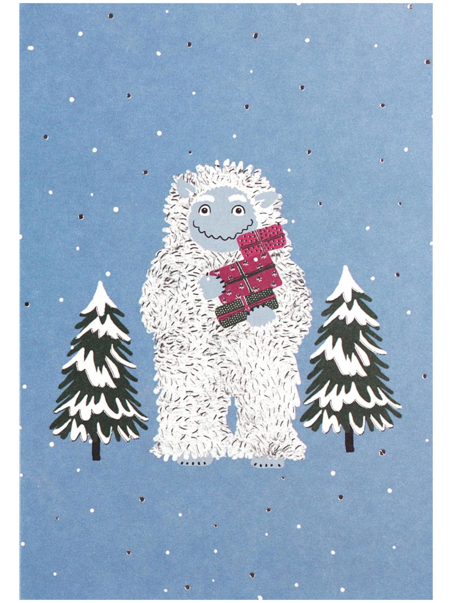 Peter Pauper Yuletide Yeti Boxed Holiday Cards