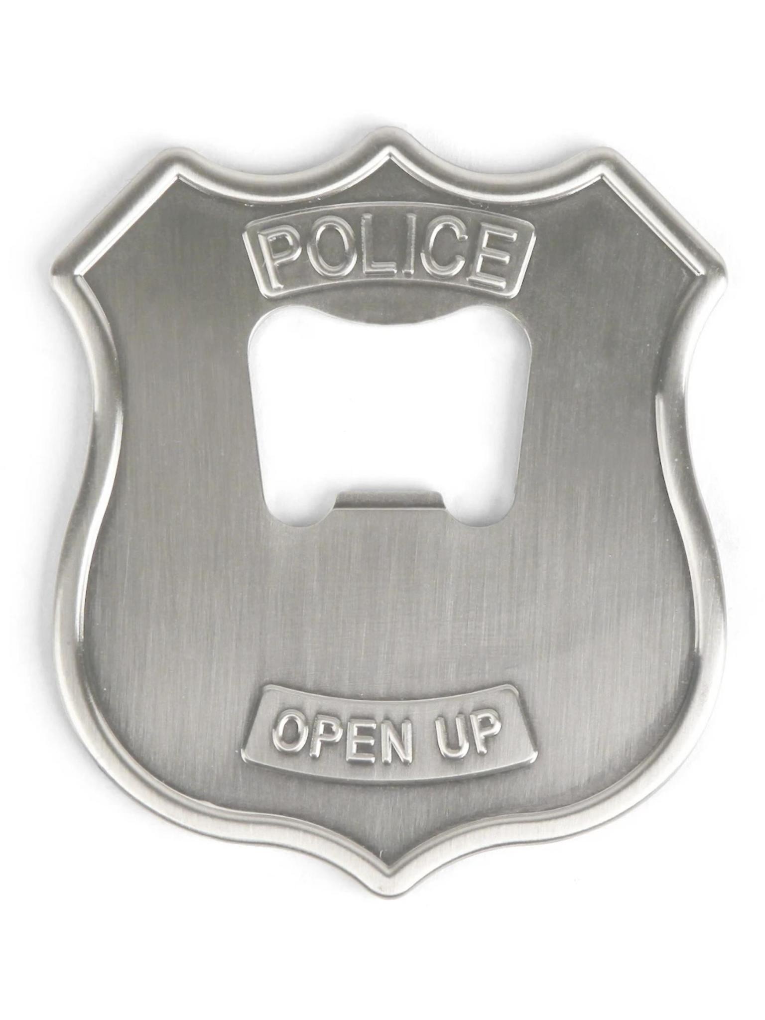 Kikkerland Police Badge Bottle Opener