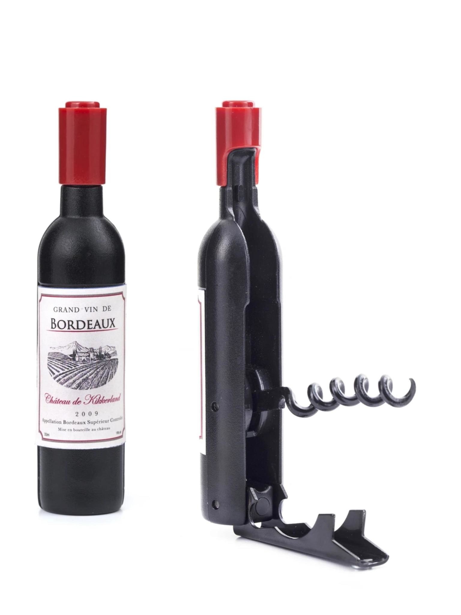 Kikkerland Bordeaux Magnetic Corkscrew