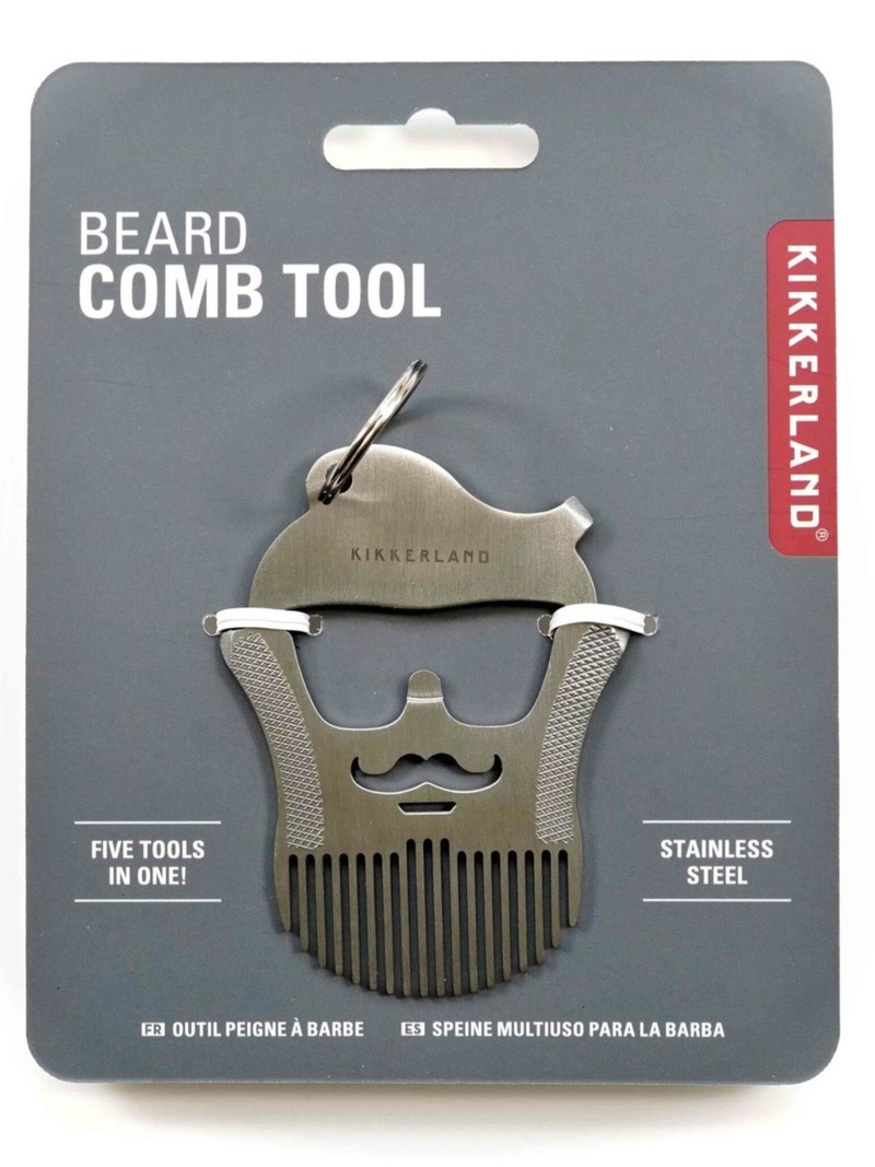 Kikkerland Beard Comb Tool
