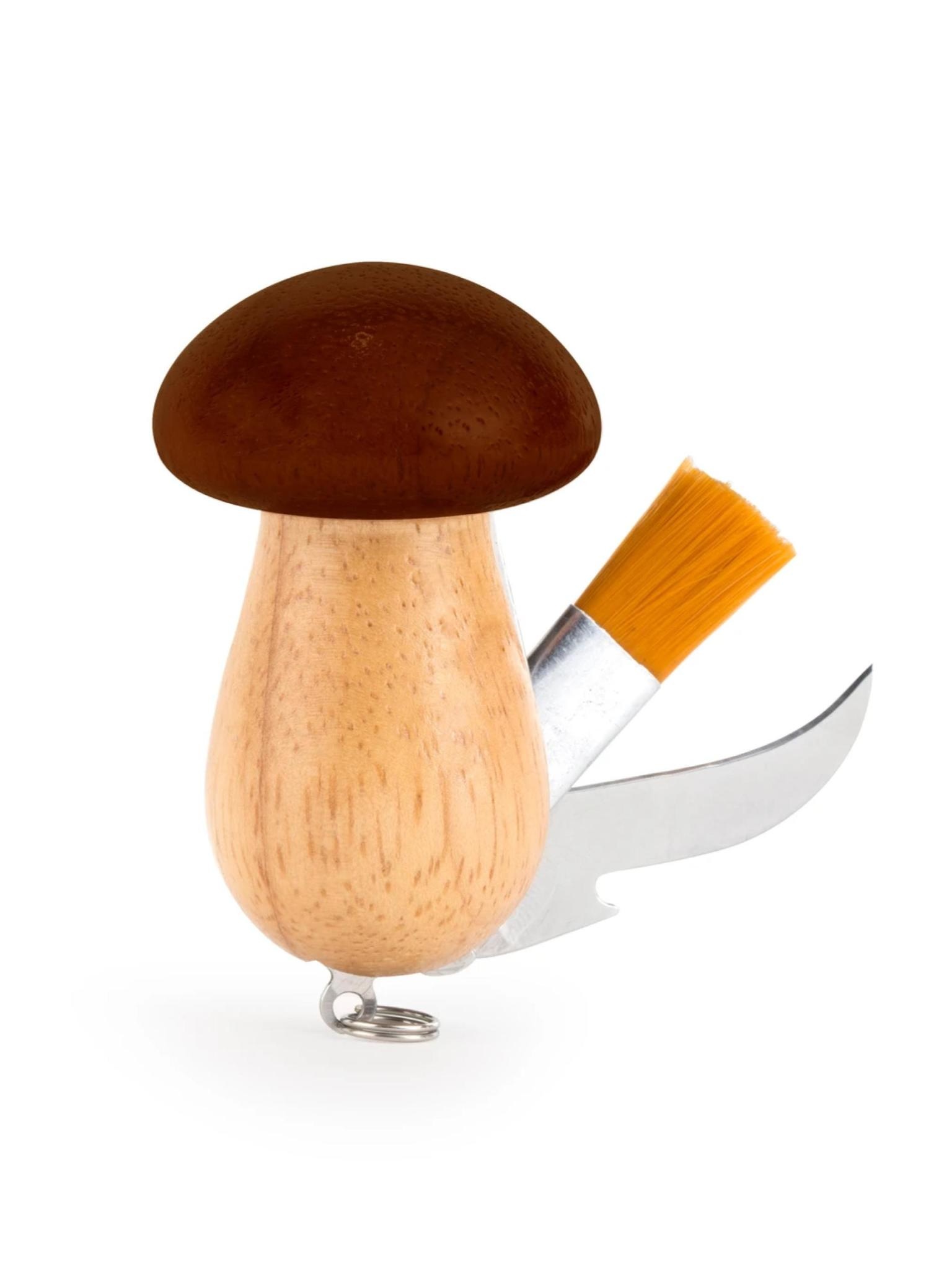 Kikkerland Mushroom Tool Keychain