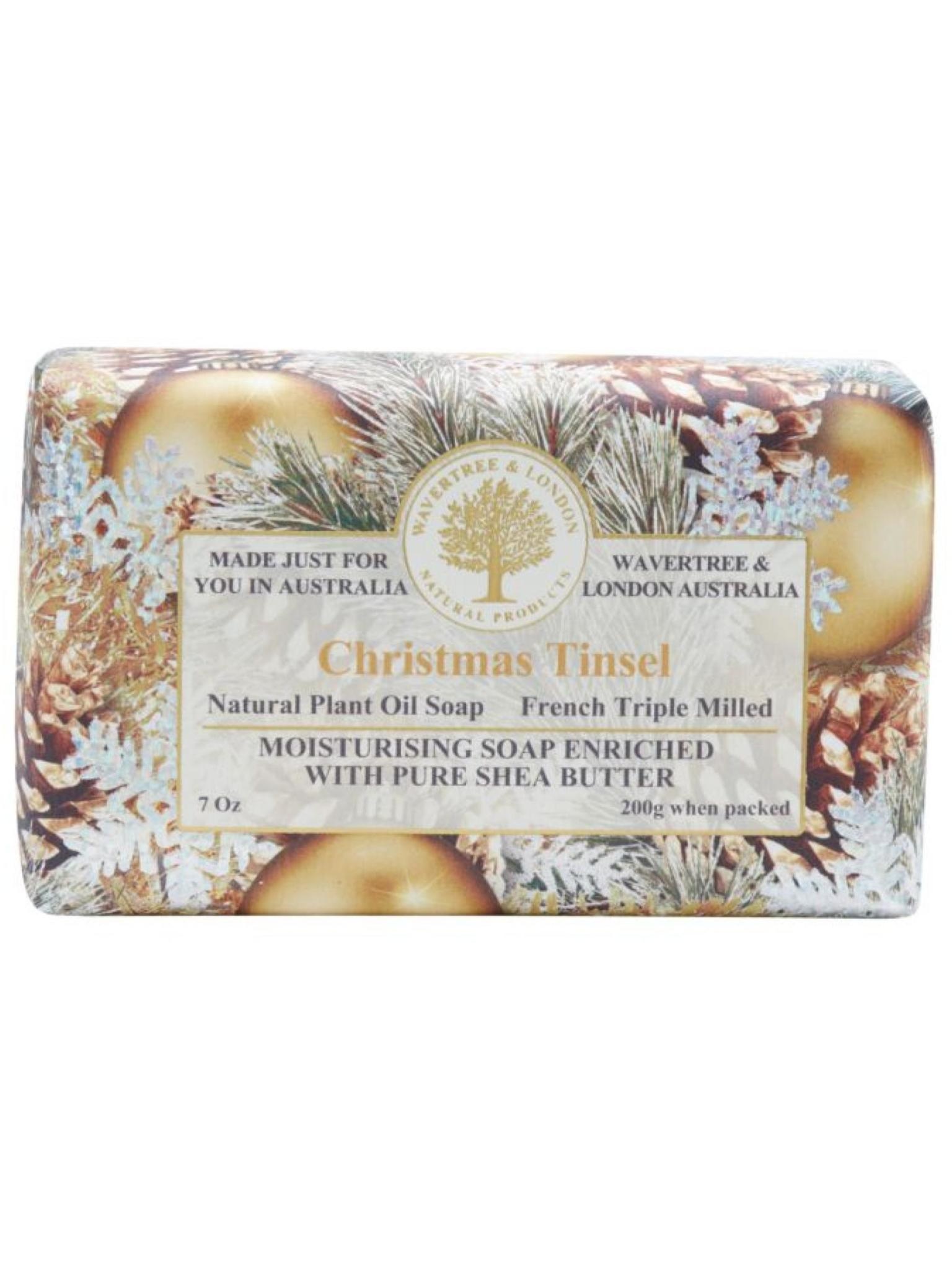 Wavertree & London Moisturizing Soap Christmas Tinsel