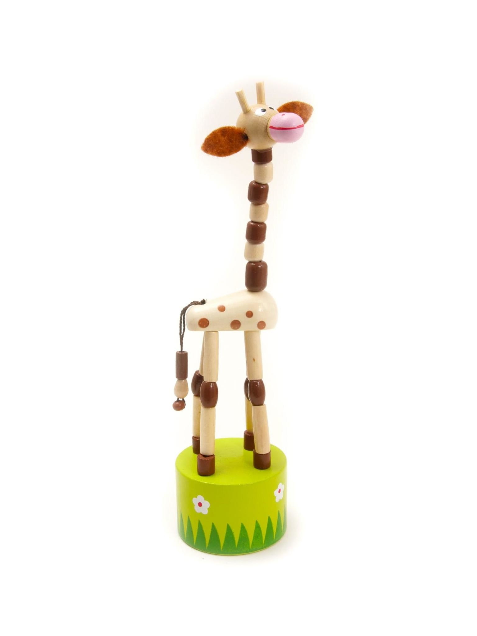 House of Marbles Jiggling Giraffe Press-Up