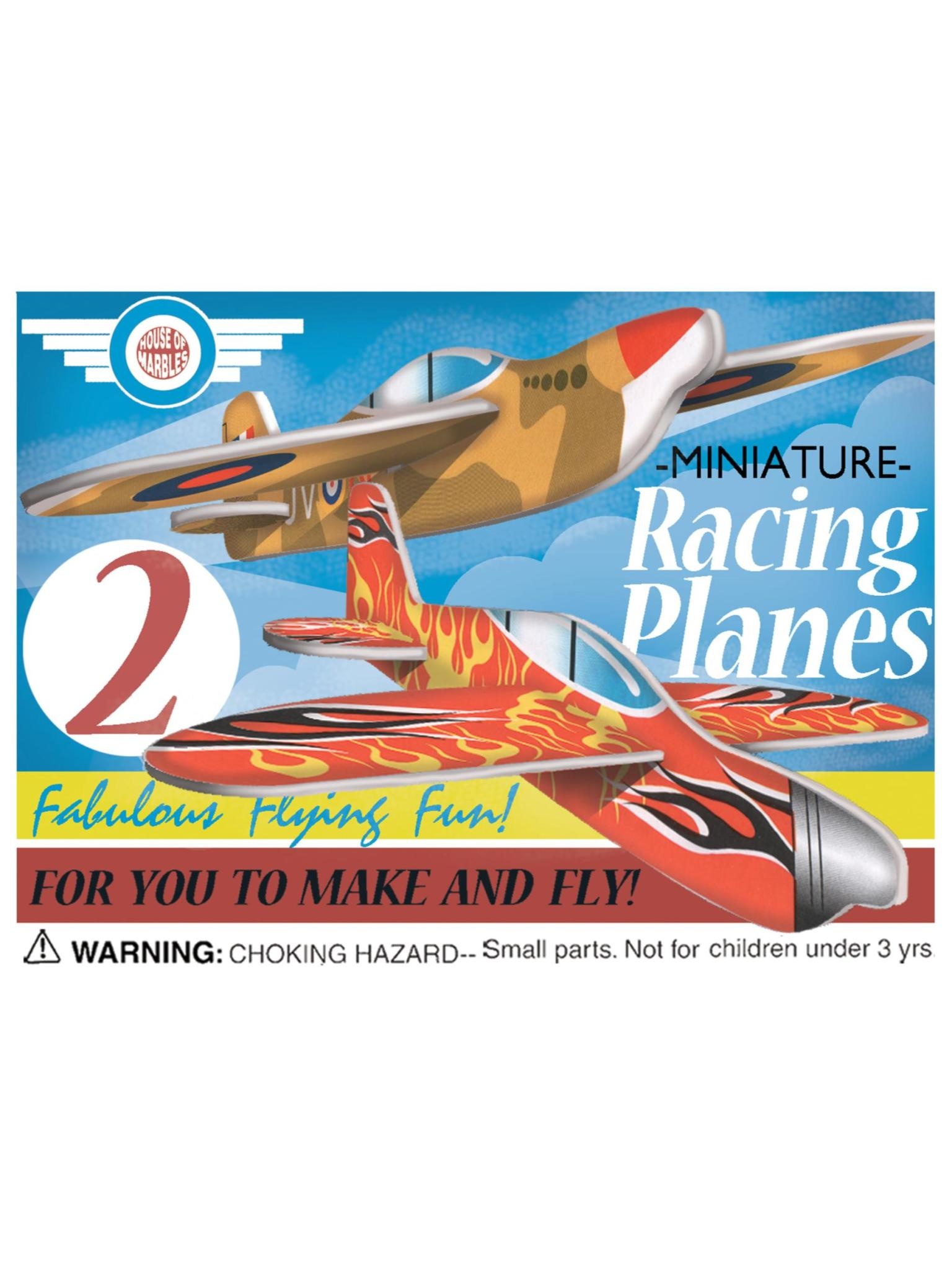 House of Marbles Mini Fighter Racing Planes