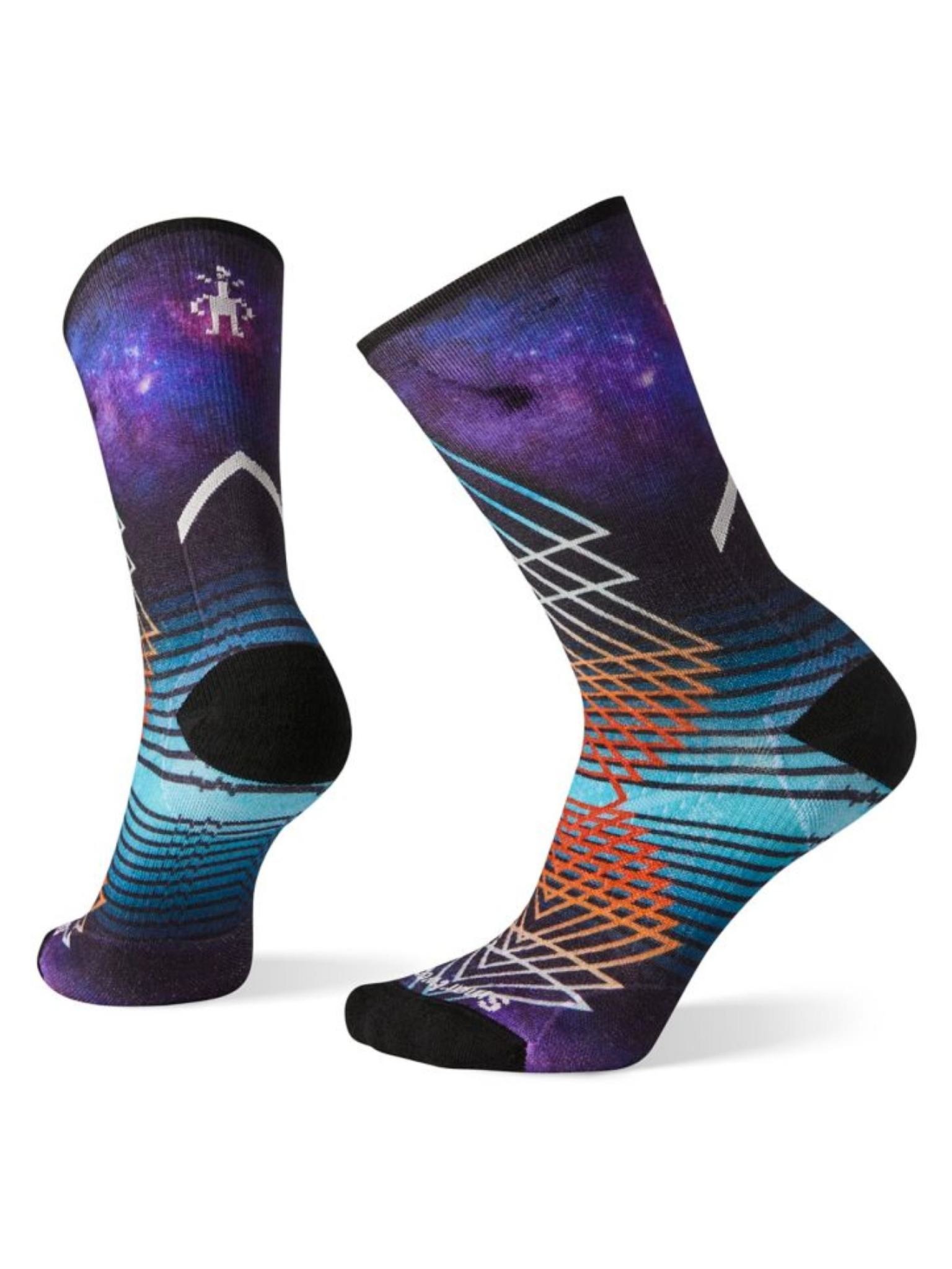 Smartwool Women's Athlete Edition Run Geo Print Crew Socks