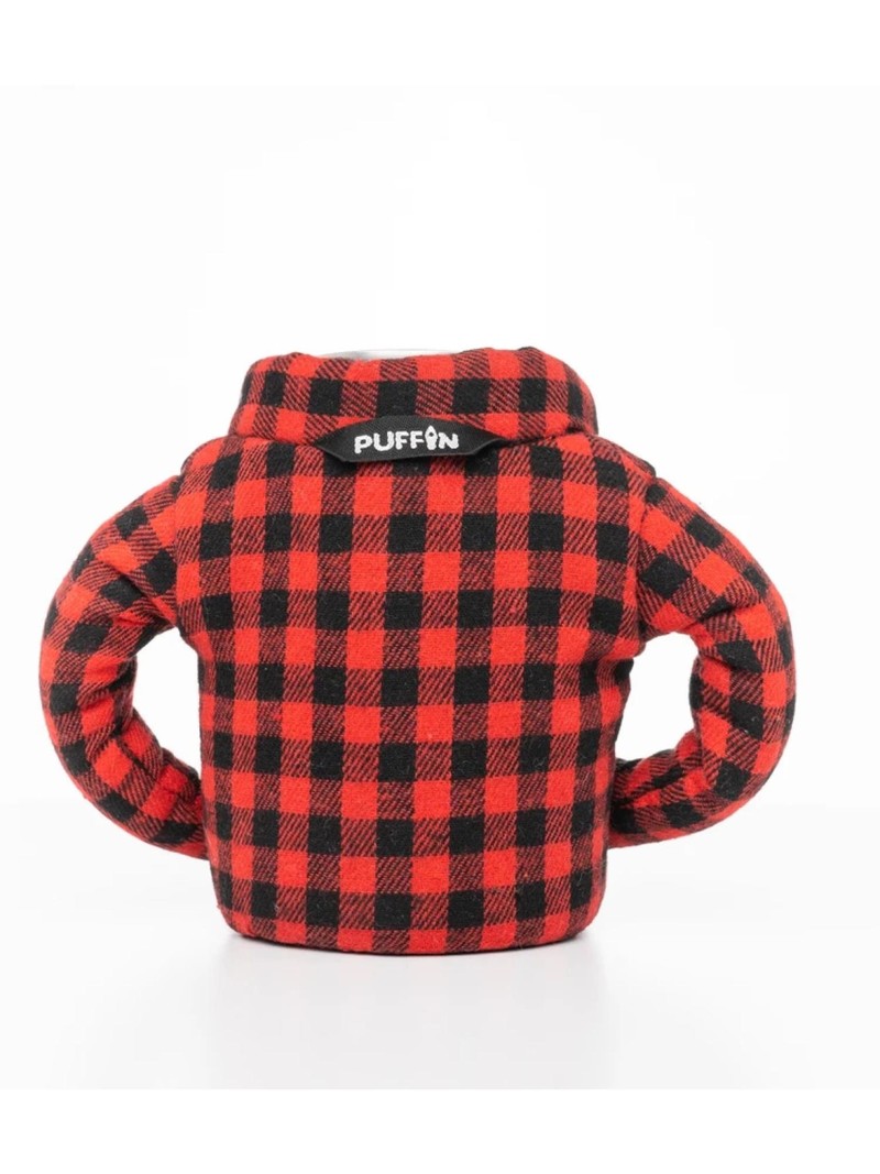 Puffin Beverage Flannel Red Buffalo Check
