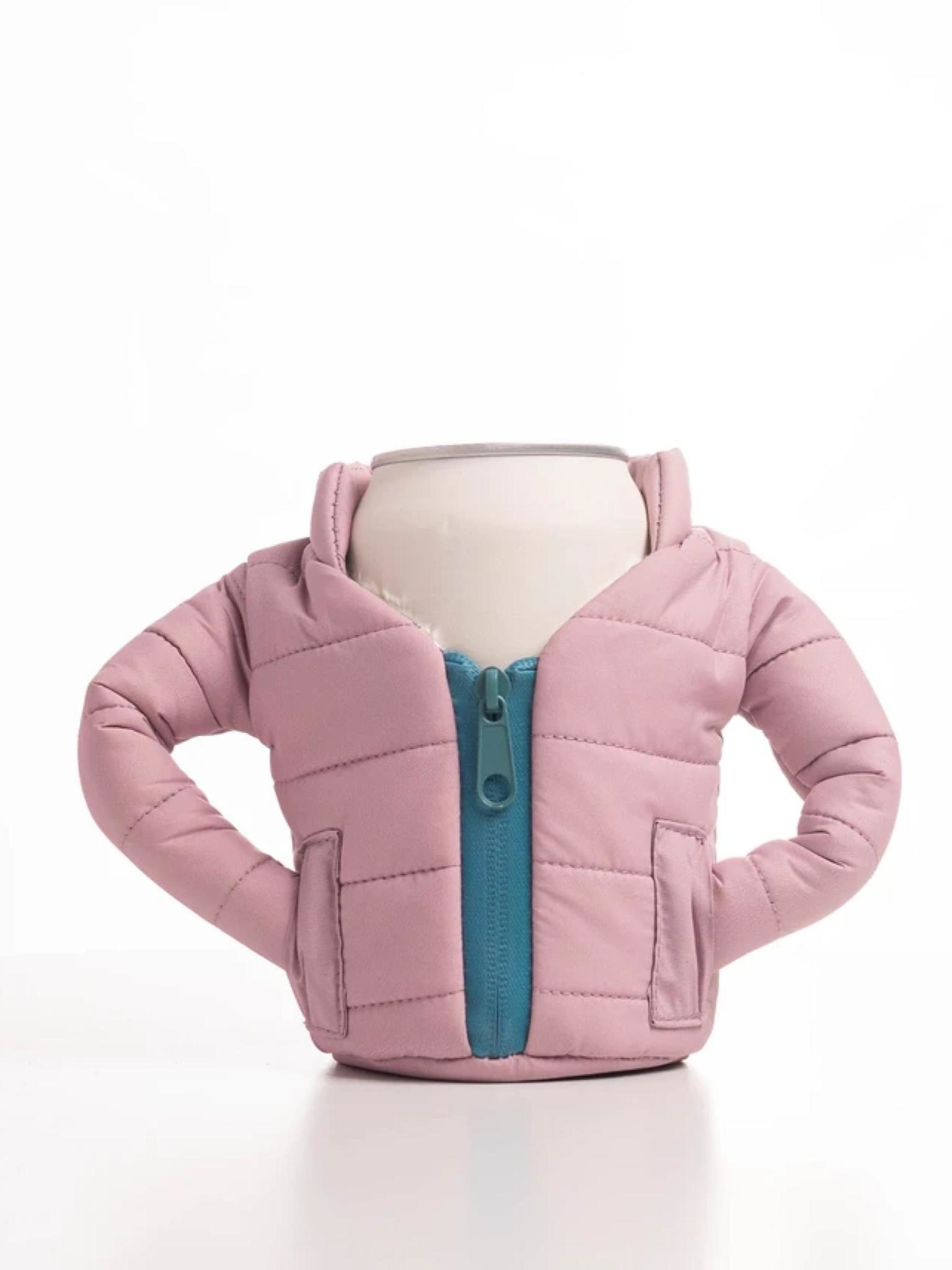 Puffin Beverage Jacket Rose & Teal