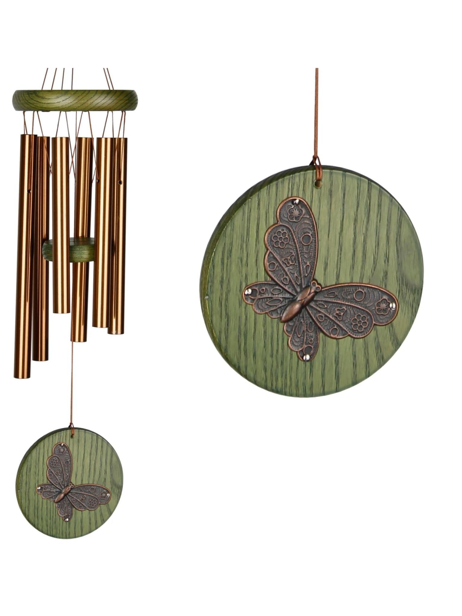 Woodstock Chimes Green Habitats Chime Butterfly