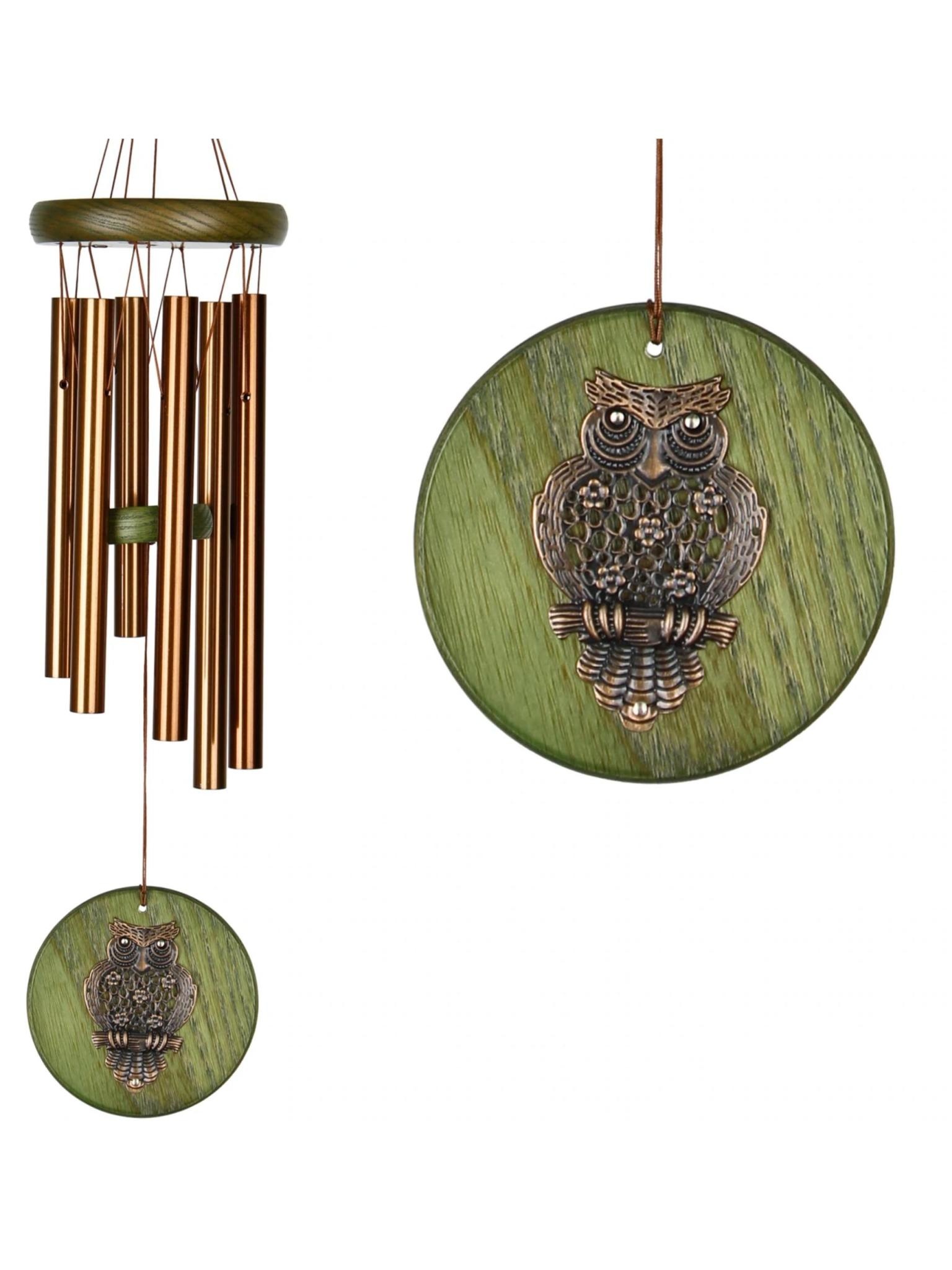 Woodstock Chimes Green Habitats Chime Owl