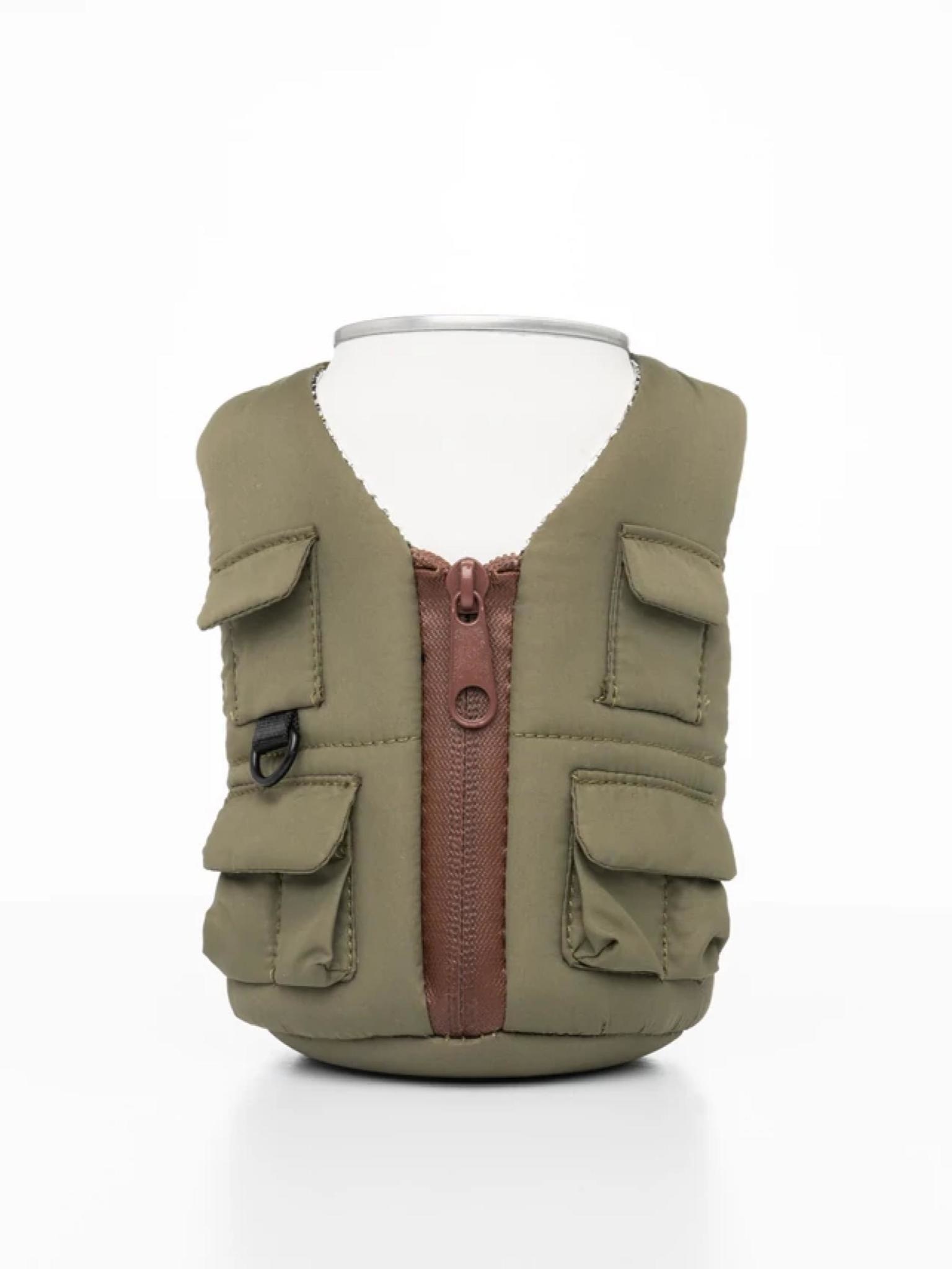 Puffin Beverage Adventure Vest Ranger Green