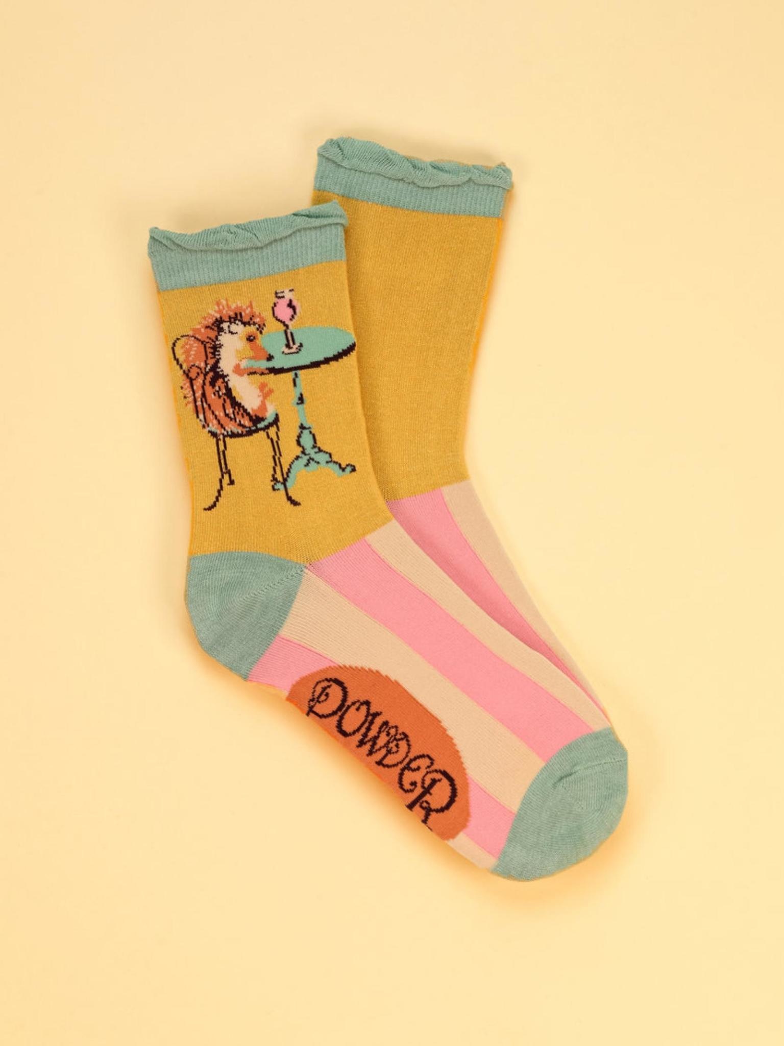 Powder UK Vino Hedgehog Ankle Sock