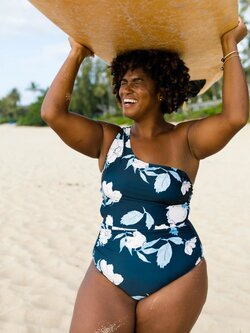 nani Swimwear Midnight Floral Cascade One Piece