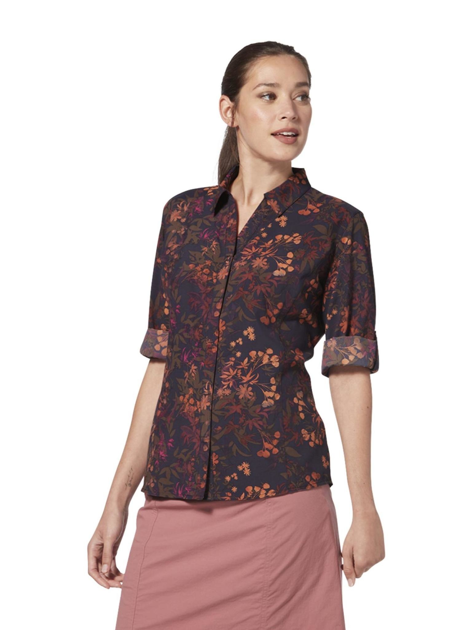 Royal Robbins Women's Expedition II Print 3/4 Sleeve Shirt