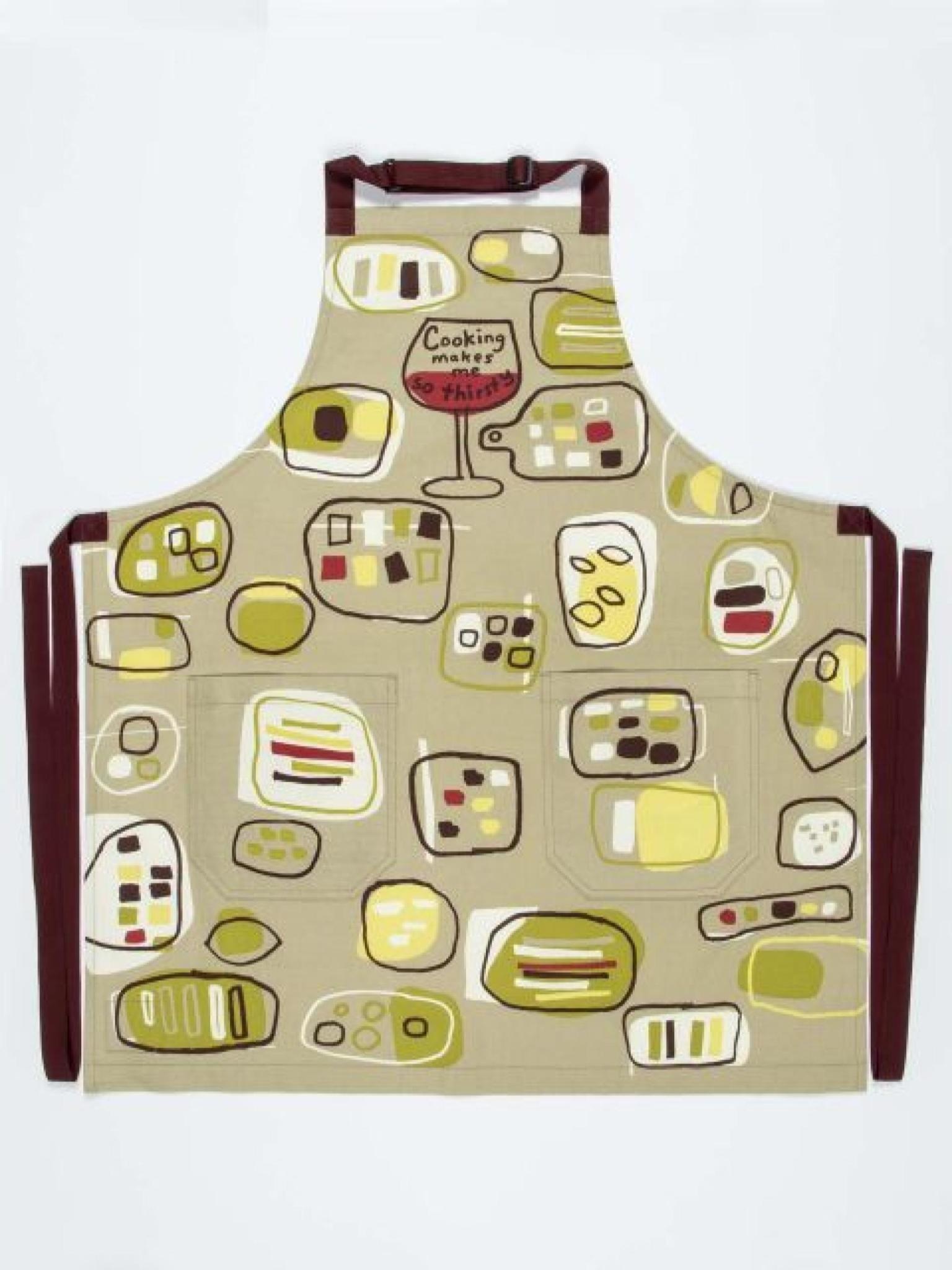 Blue Q Cooking Makes Me So Thirsty Apron