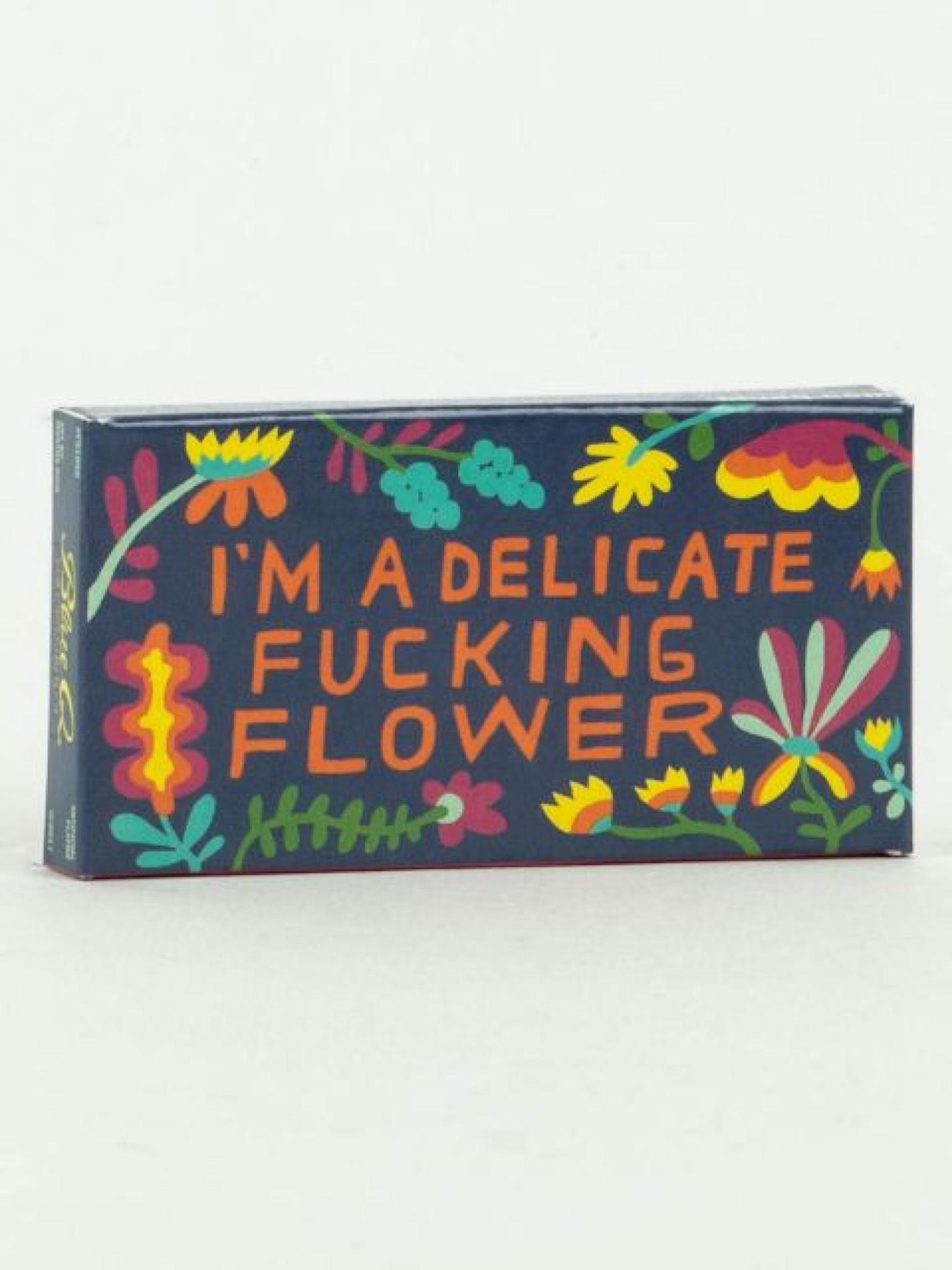 Blue Q Delicate F*cking Flower Gum