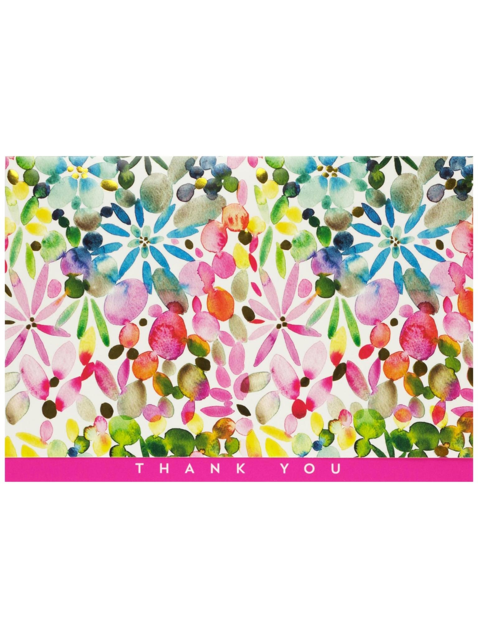 Peter Pauper Watercolor Garden Boxed Thank You Cards