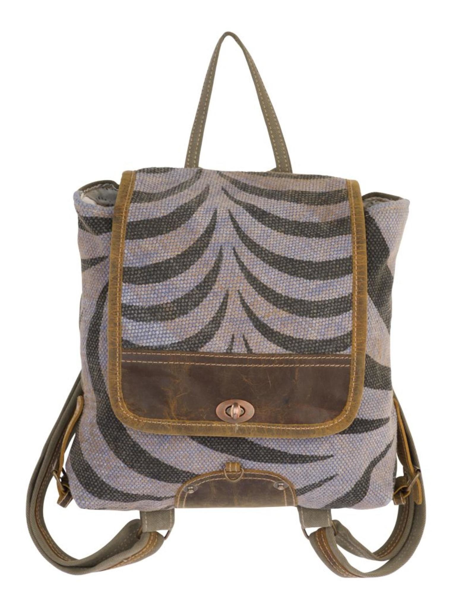 Myra Bags Grey Tranquility Backpack Bag