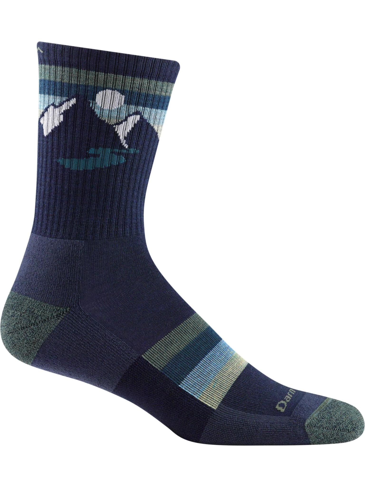 Darn Tough Men's Sunset Ridge Micro Crew Lightweight Cushion Hiking Sock