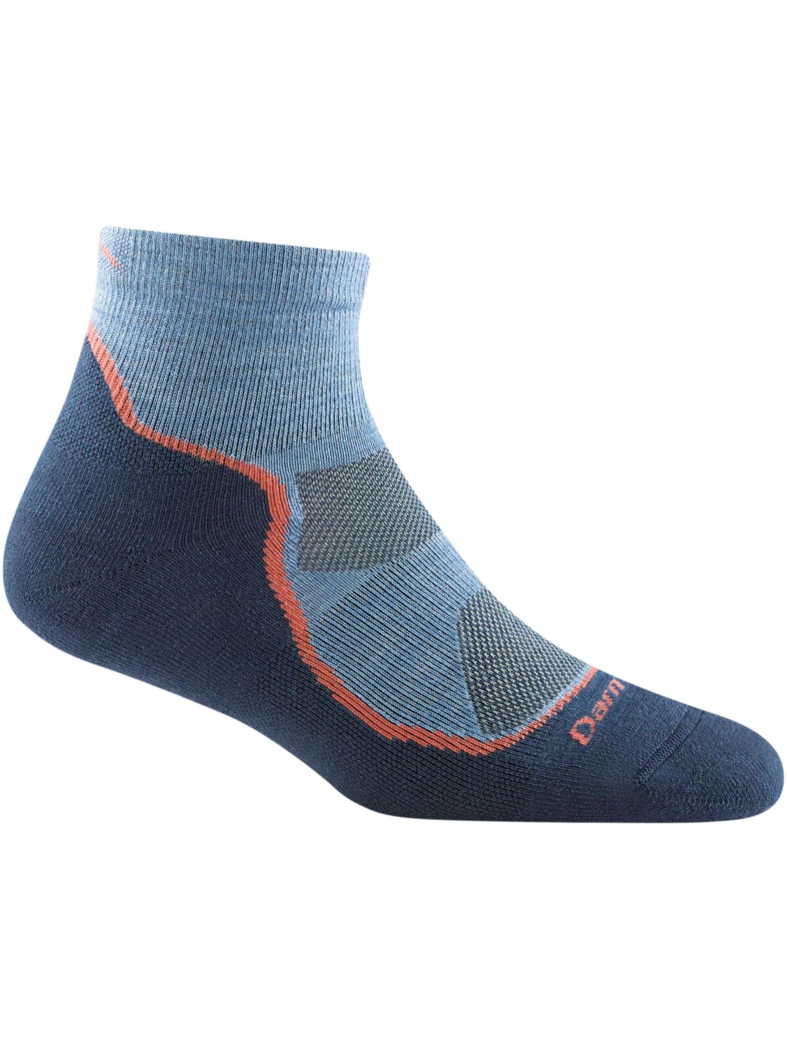 Darn Tough Women's Light Hiker 1/4 Lightweight Cushion Hiking Sock