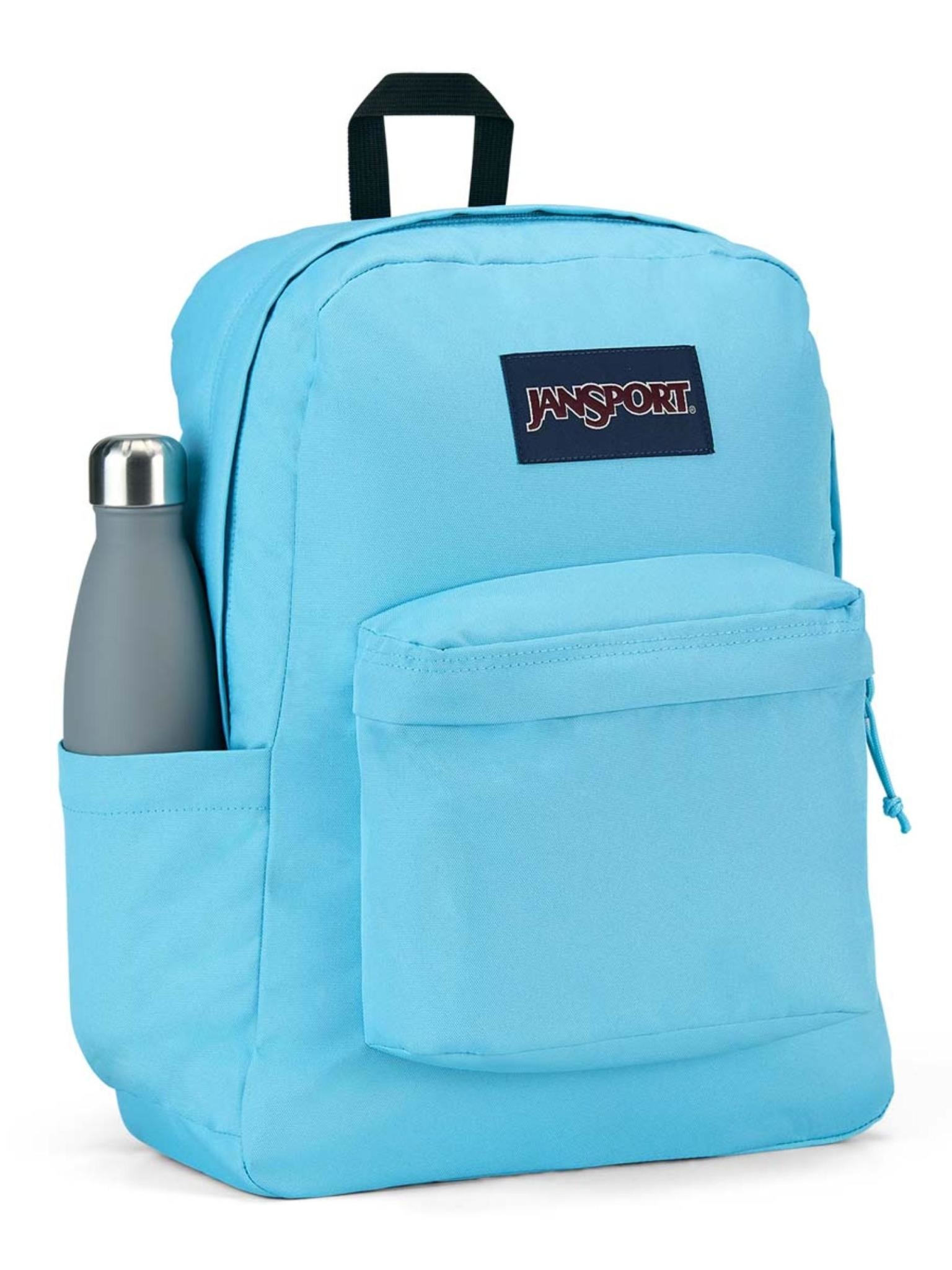 blue jansport backpack