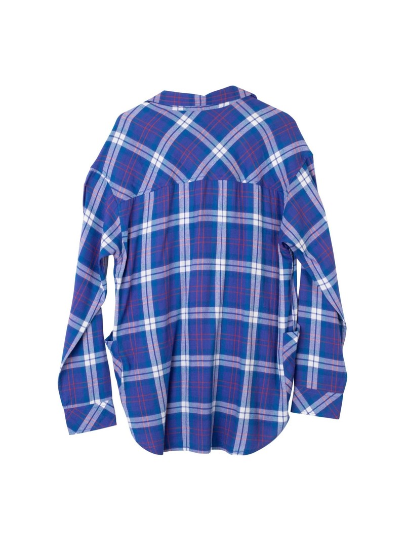 KAVU Women's Melita  Long Sleeve Plaid Shirt