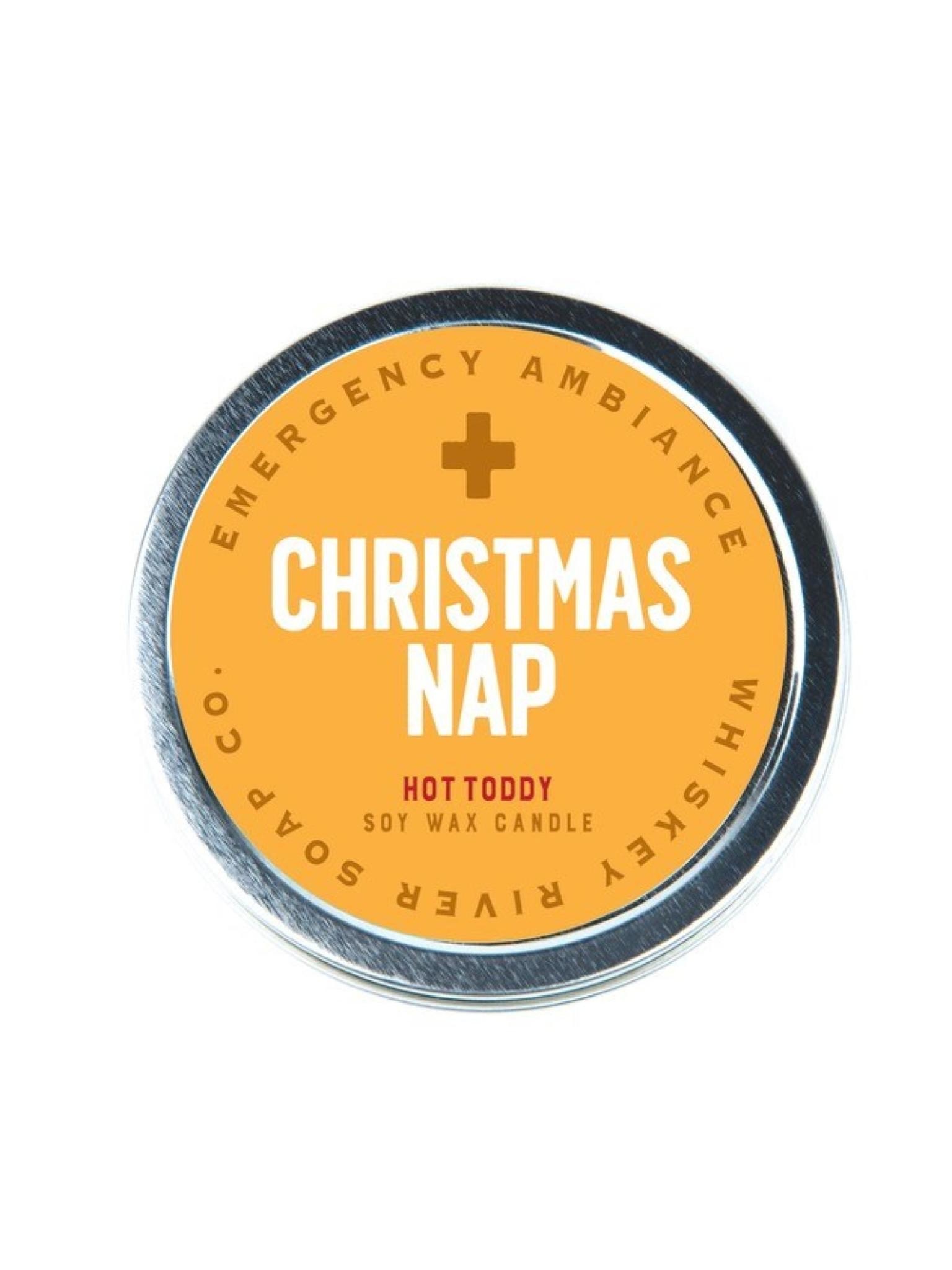 Whiskey River Soap Co. Christmas Nap Emergency Ambiance Tin